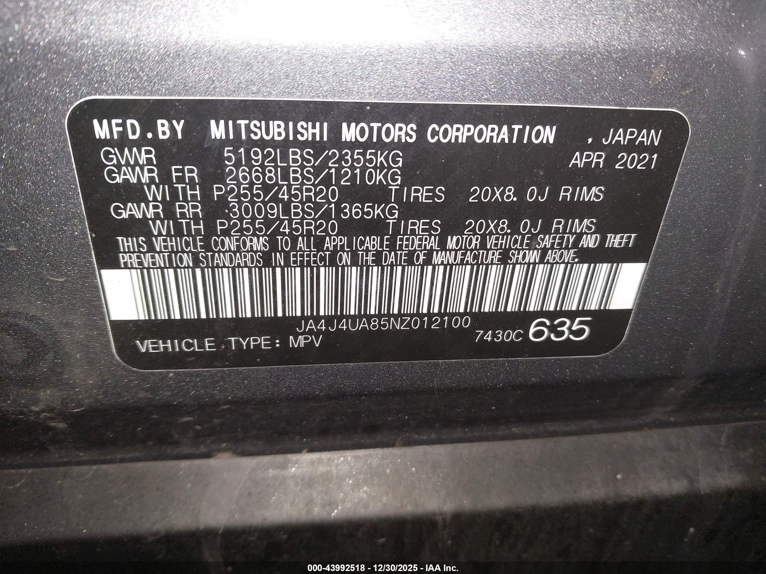 MITSUBISHI OUTLANDER image 9
