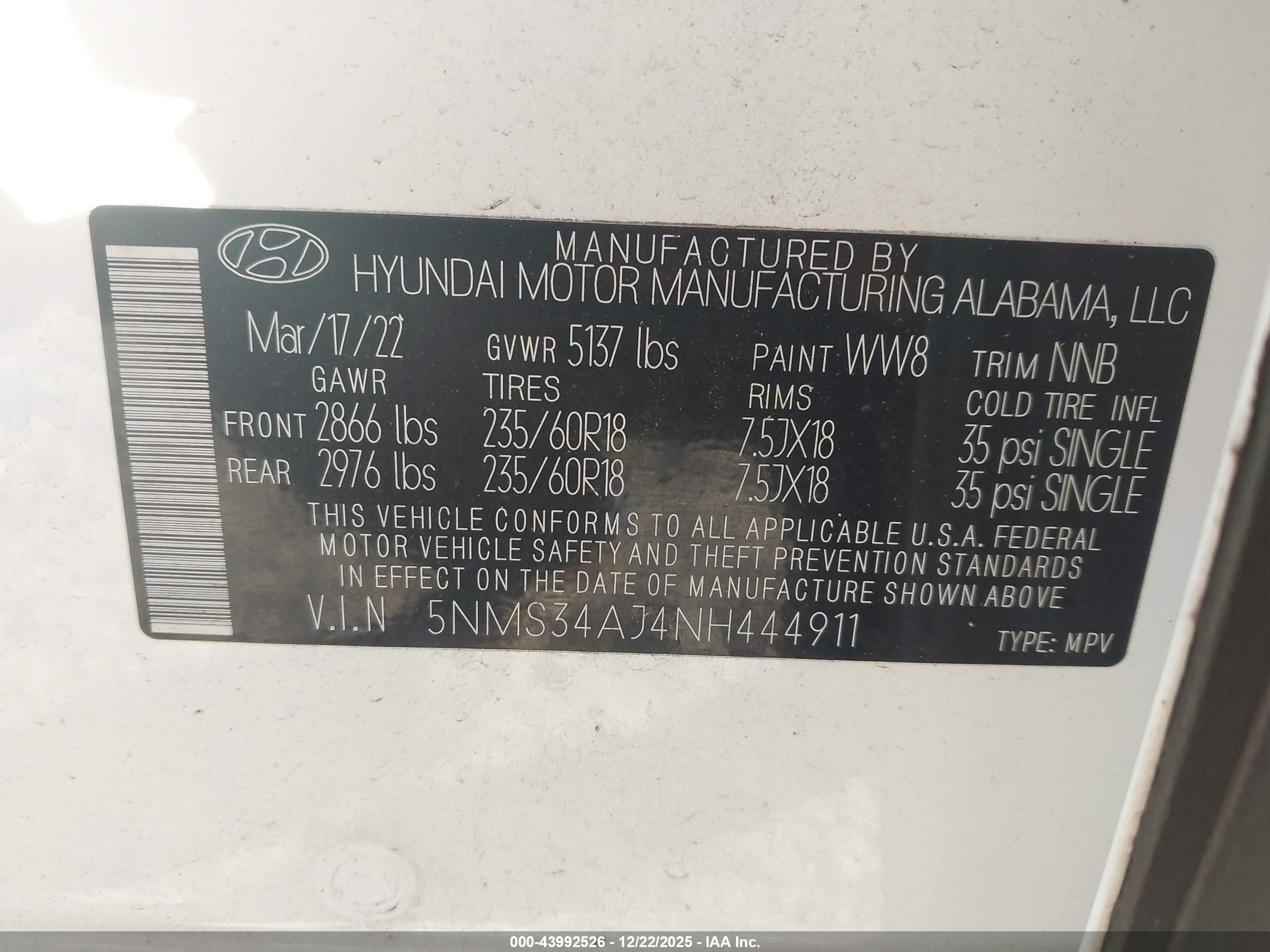HYUNDAI SANTA image 9