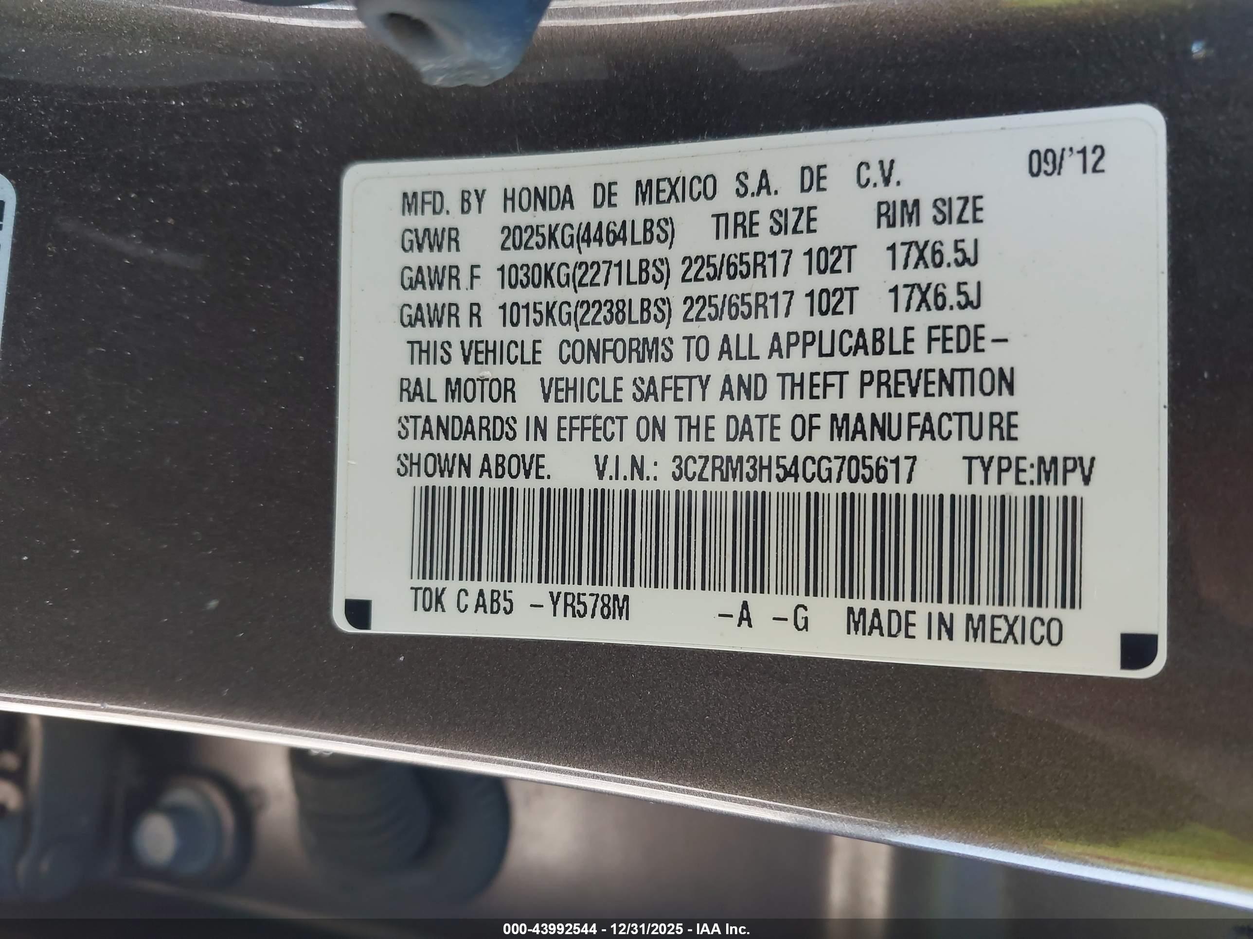 HONDA CR-V image 9