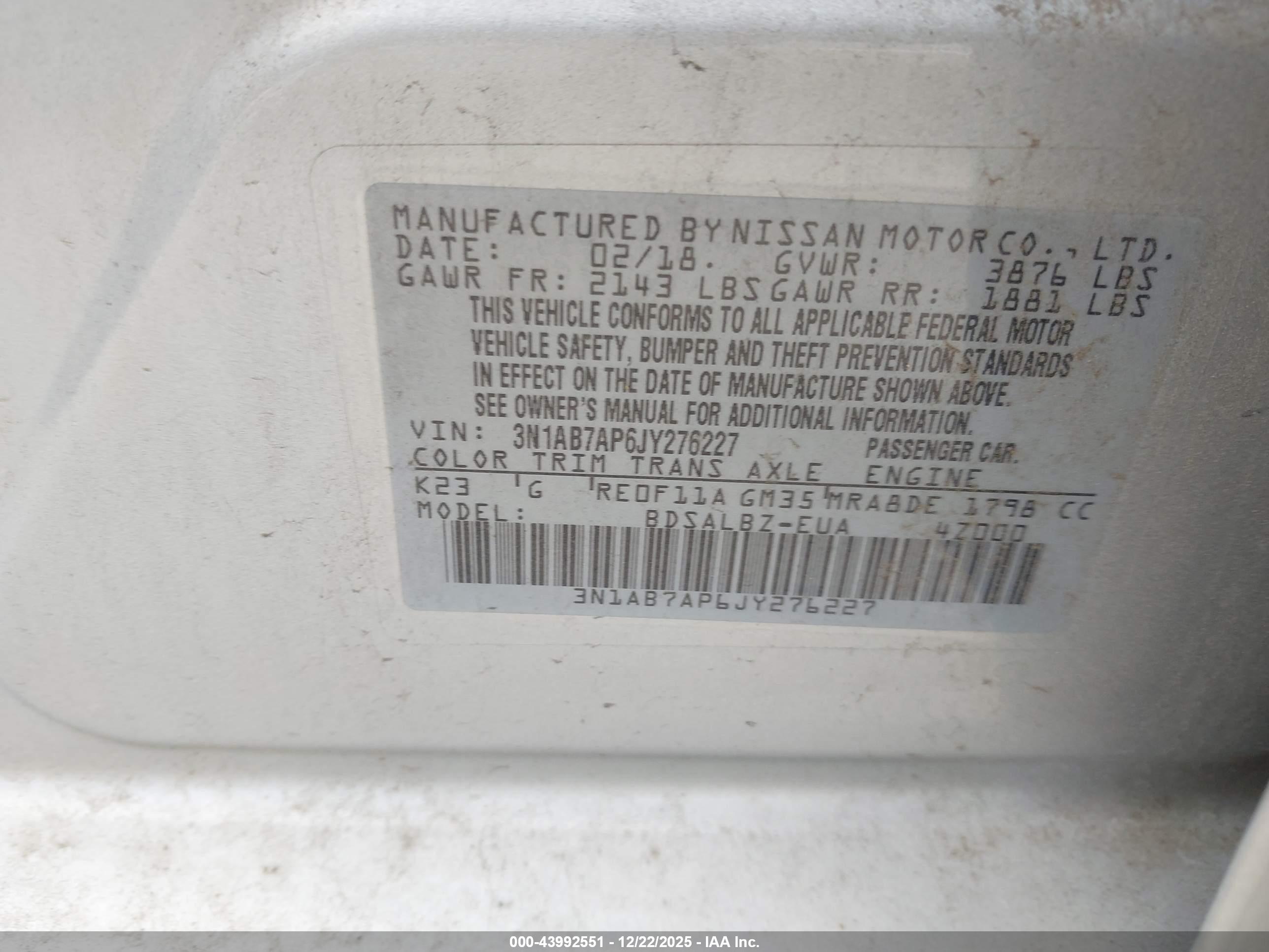 NISSAN SENTRA image 9