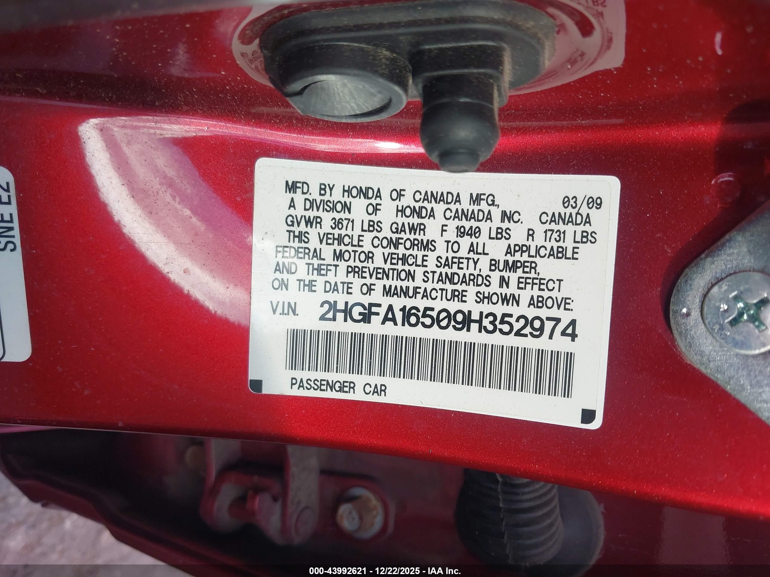 HONDA CIVIC image 9