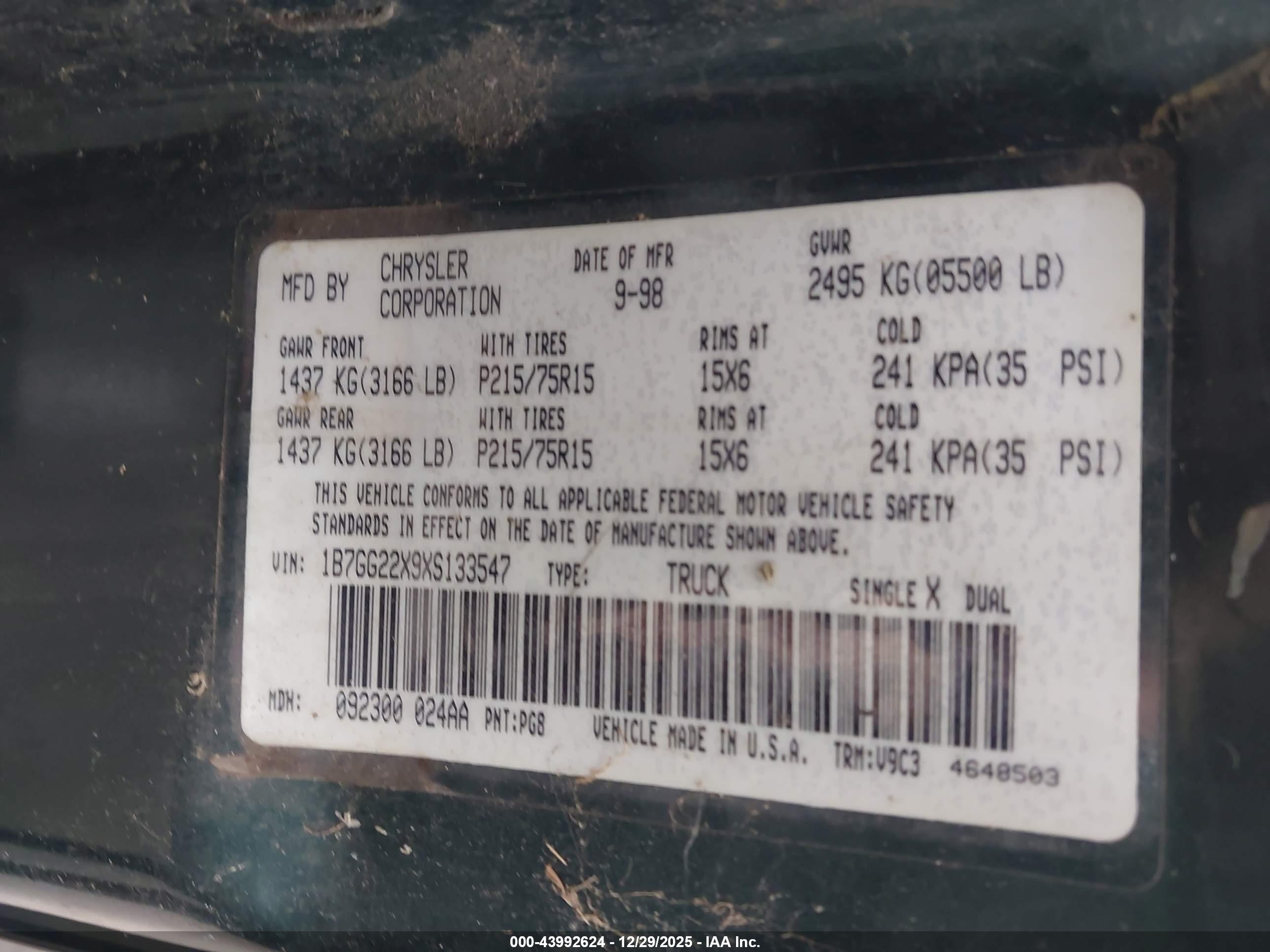 DODGE DAKOTA image 9