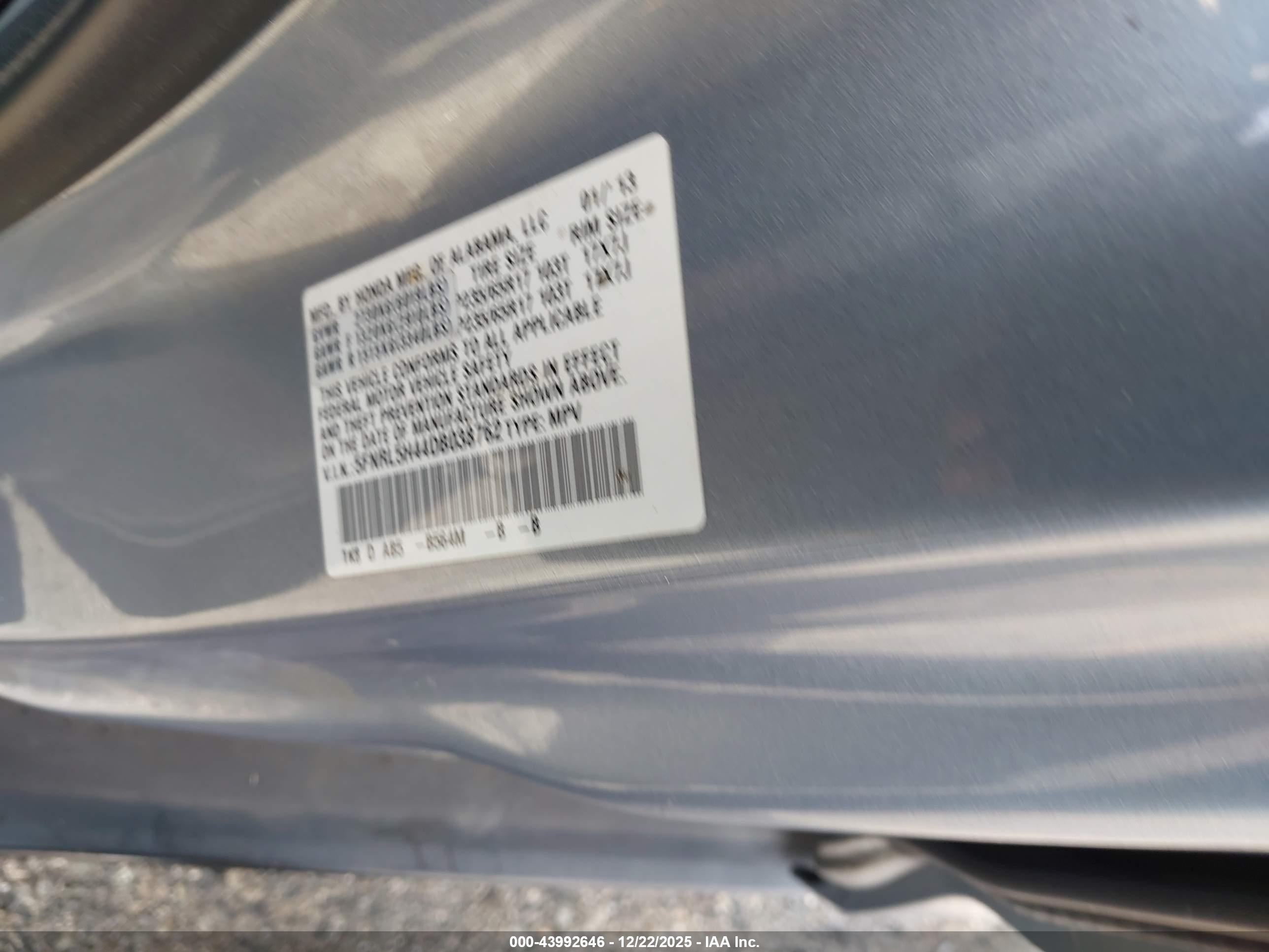 HONDA ODYSSEY image 9
