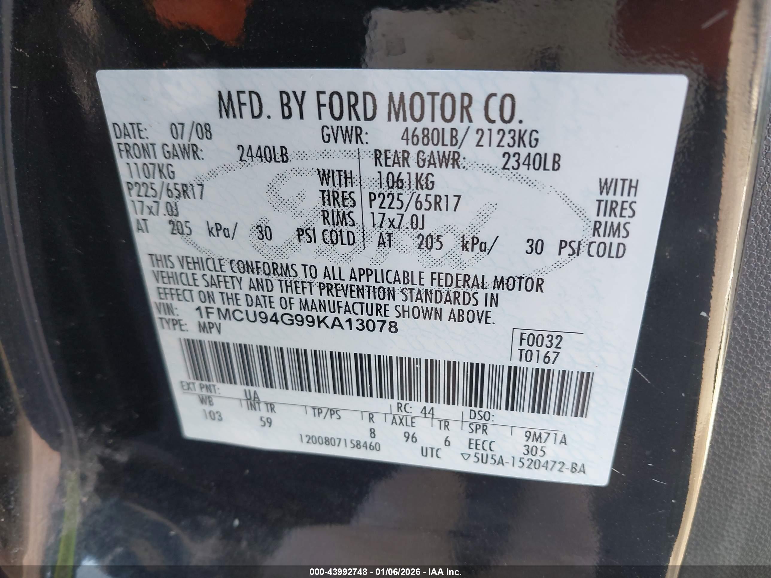 FORD ESCAPE image 9