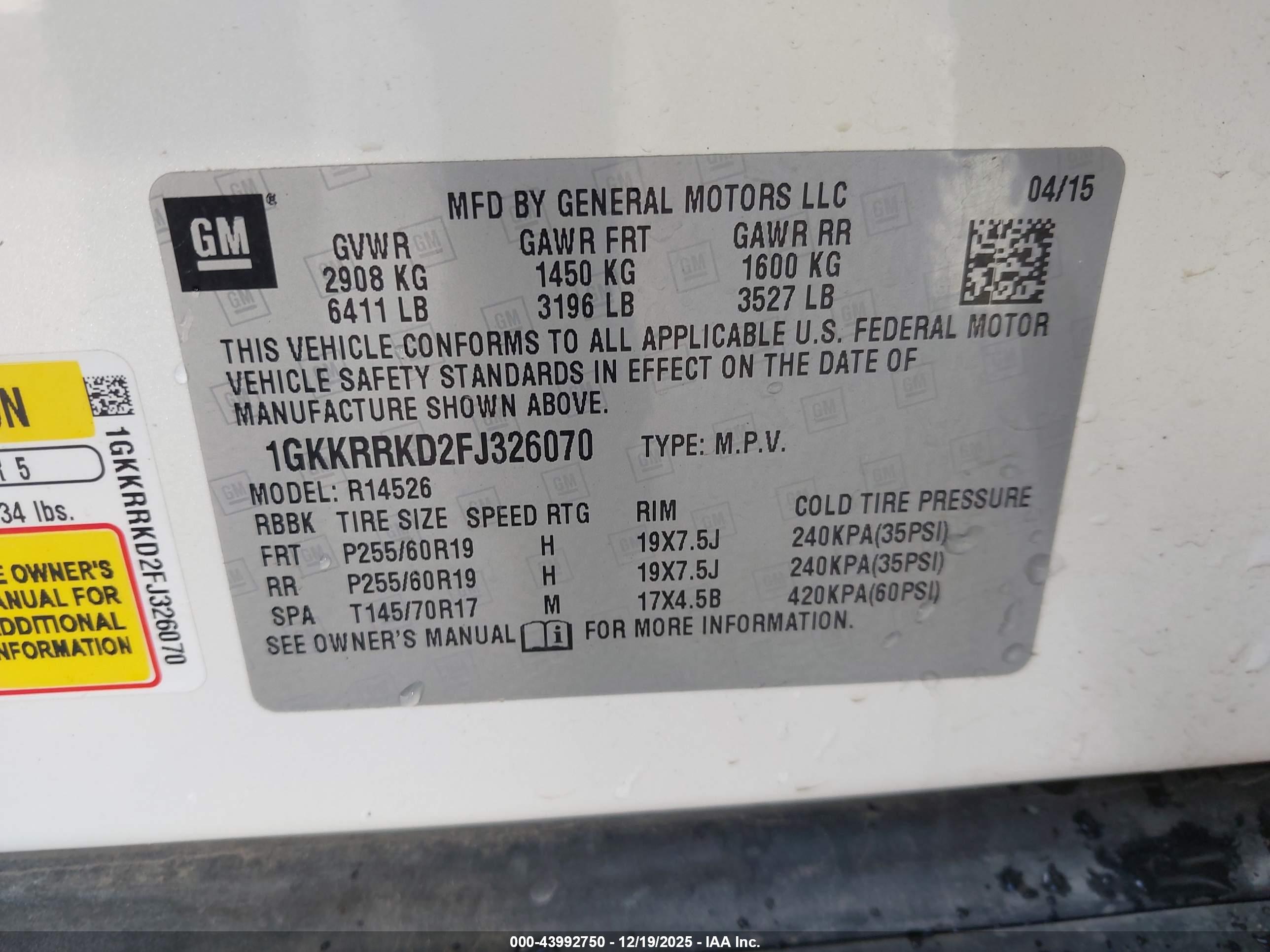GMC ACADIA image 9