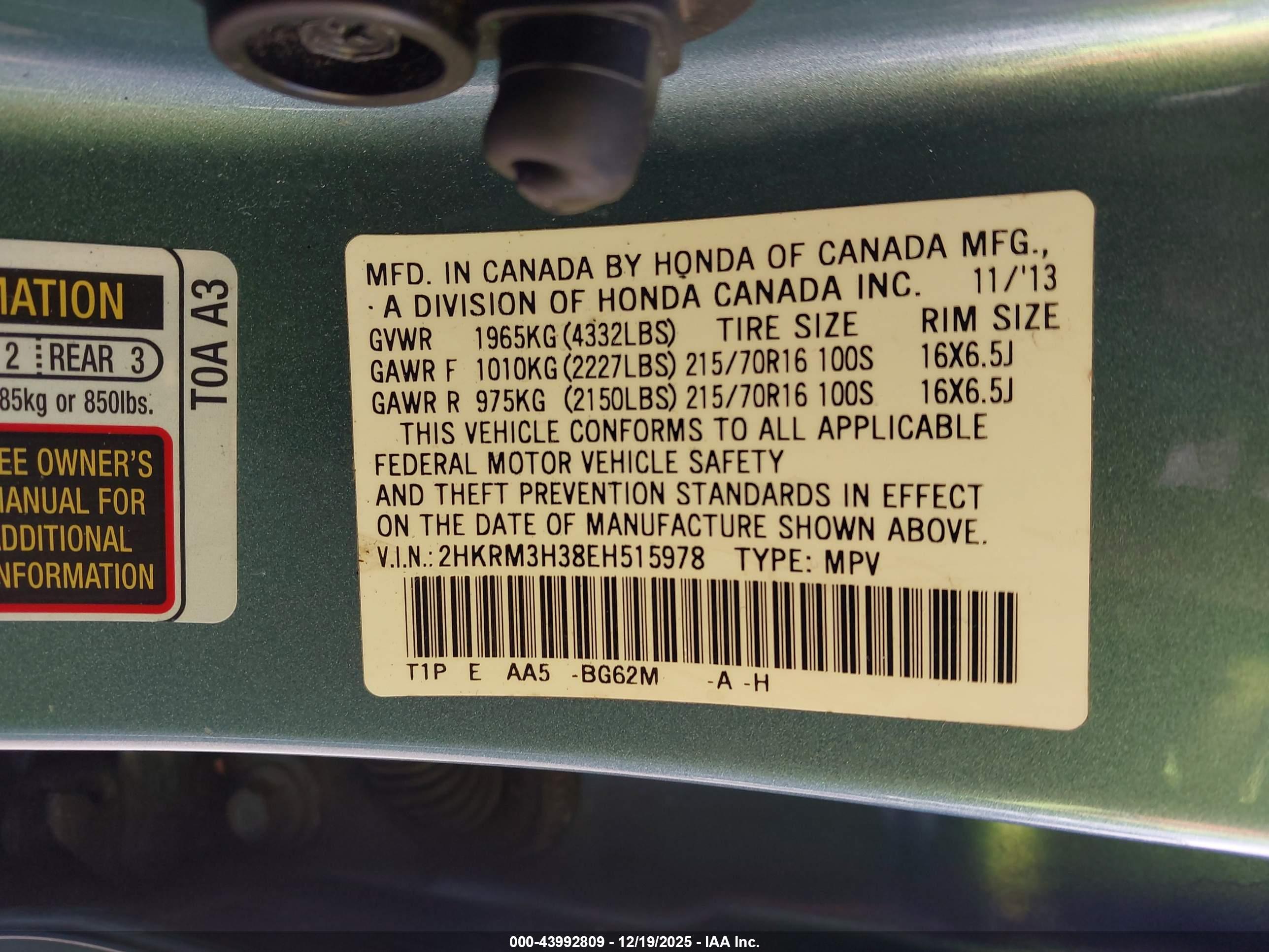 HONDA CR-V image 9