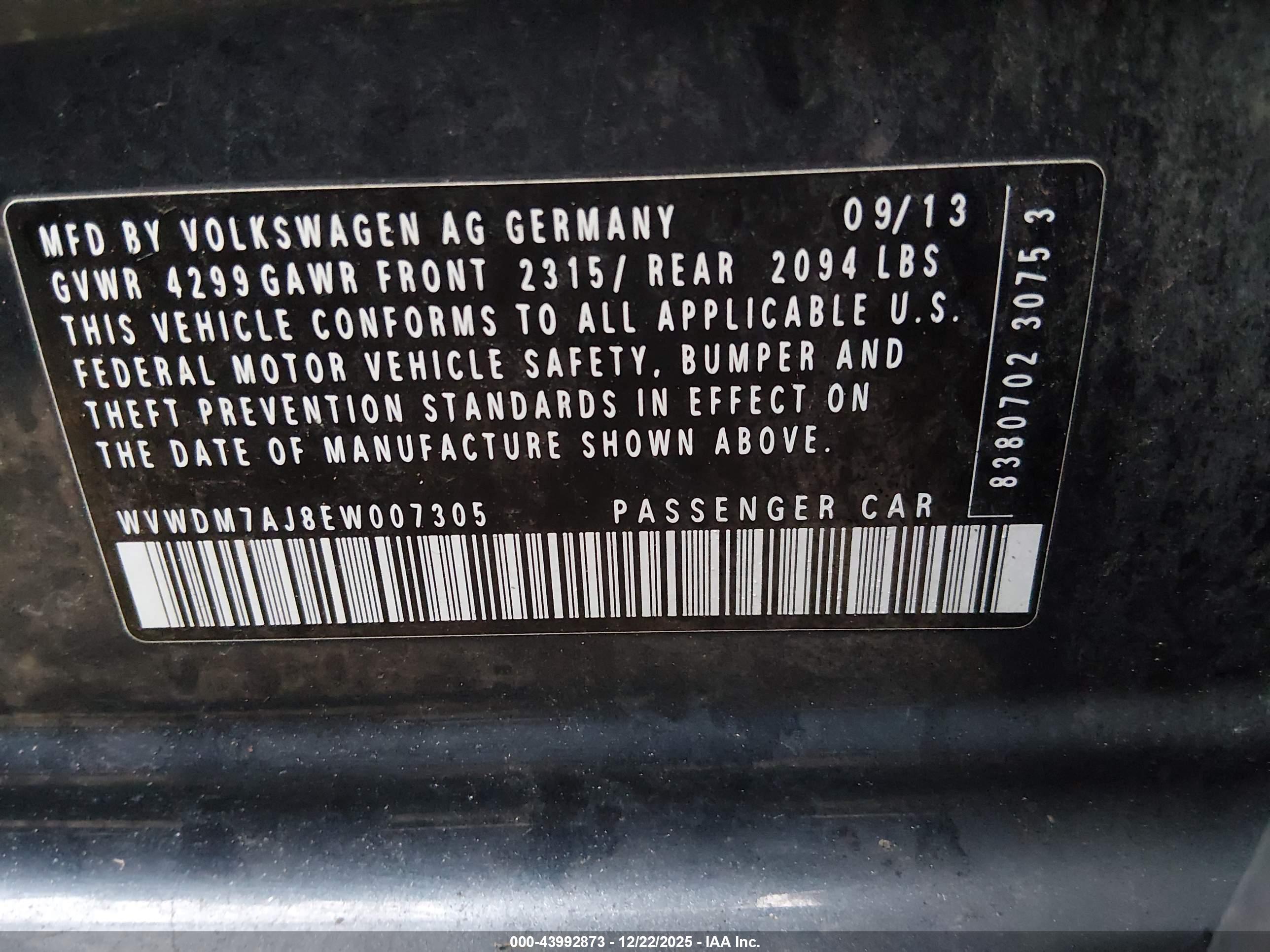 VOLKSWAGEN GOLF image 9