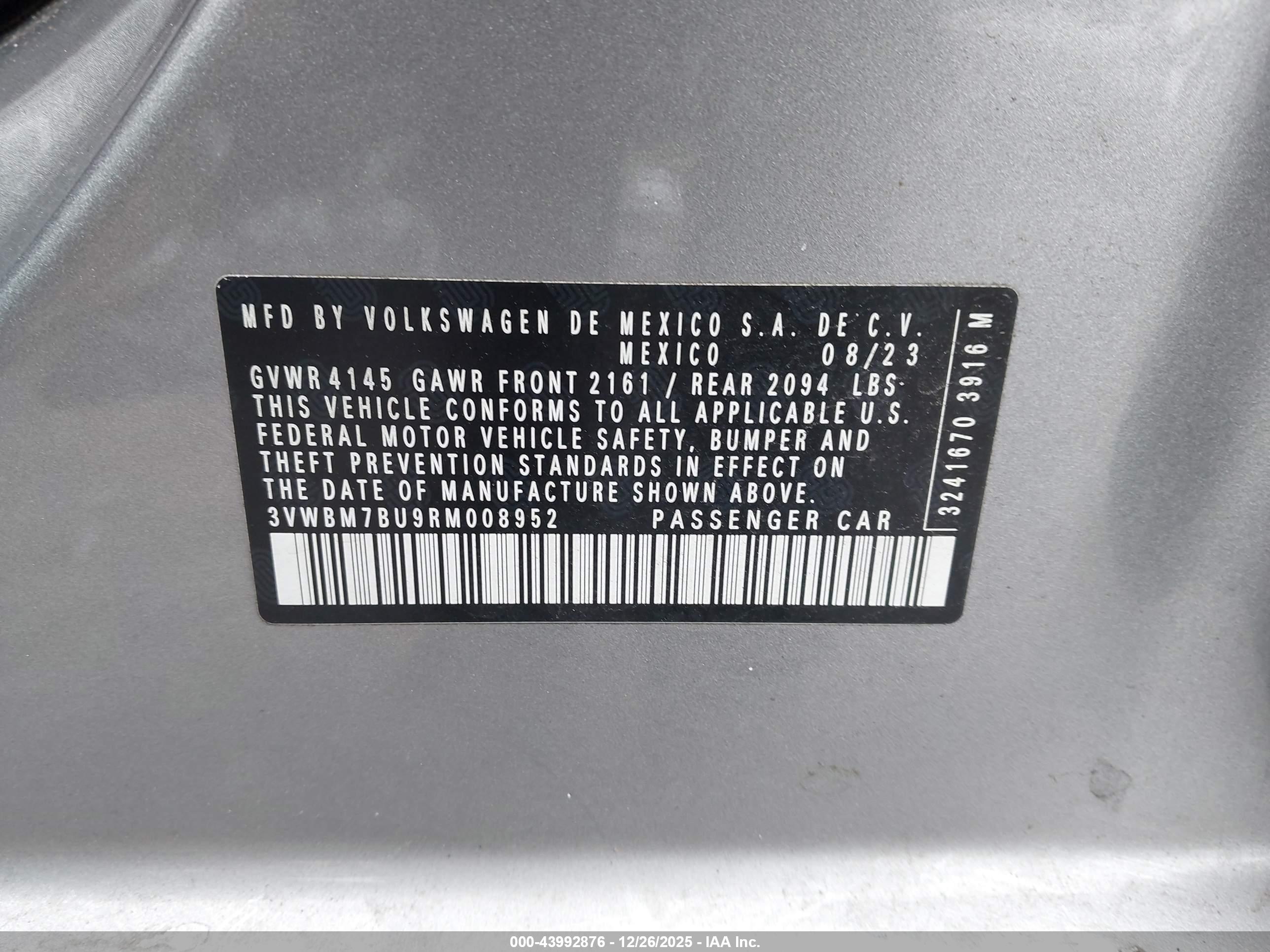 VOLKSWAGEN JETTA image 9