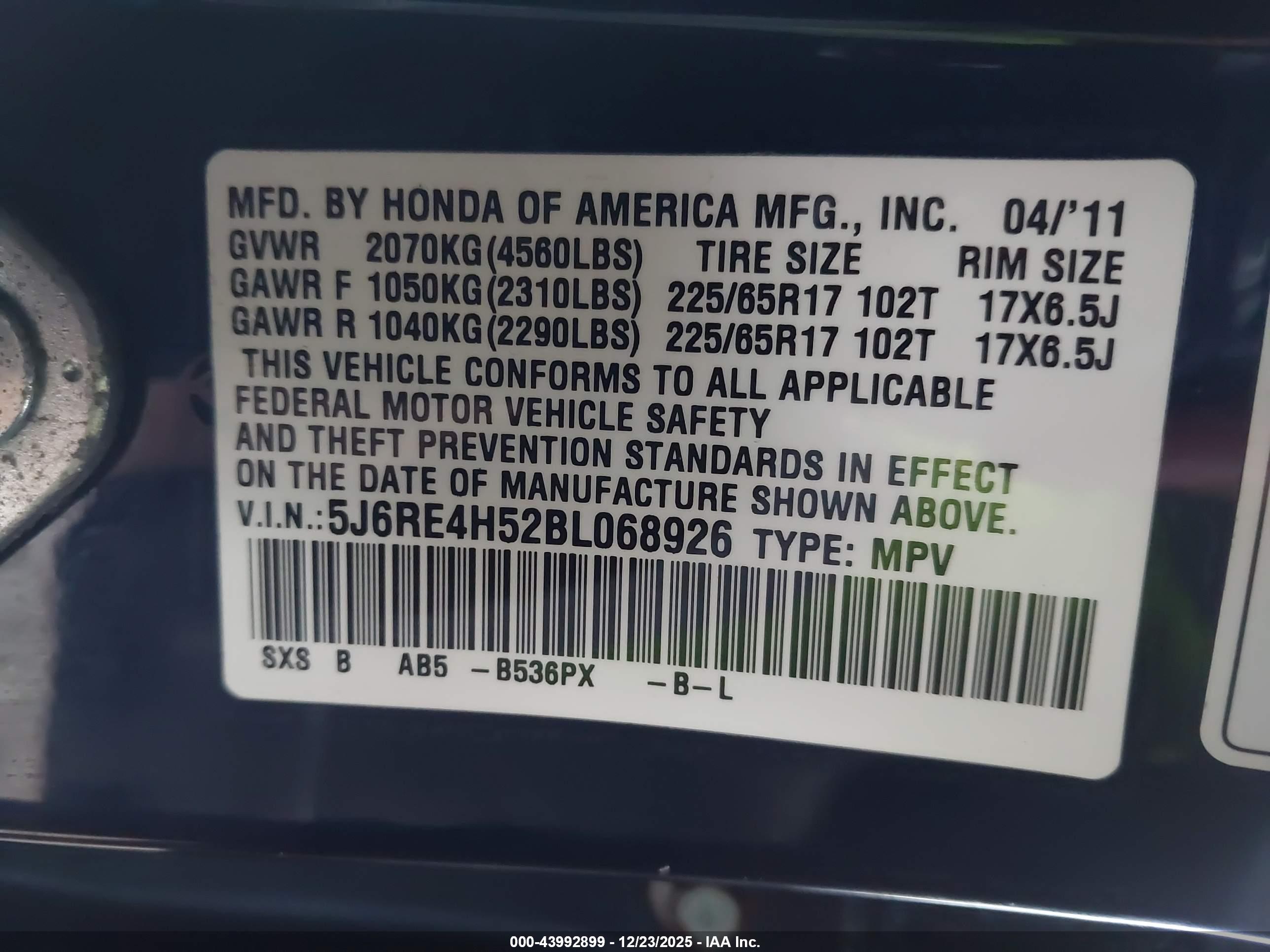 HONDA CR-V image 9