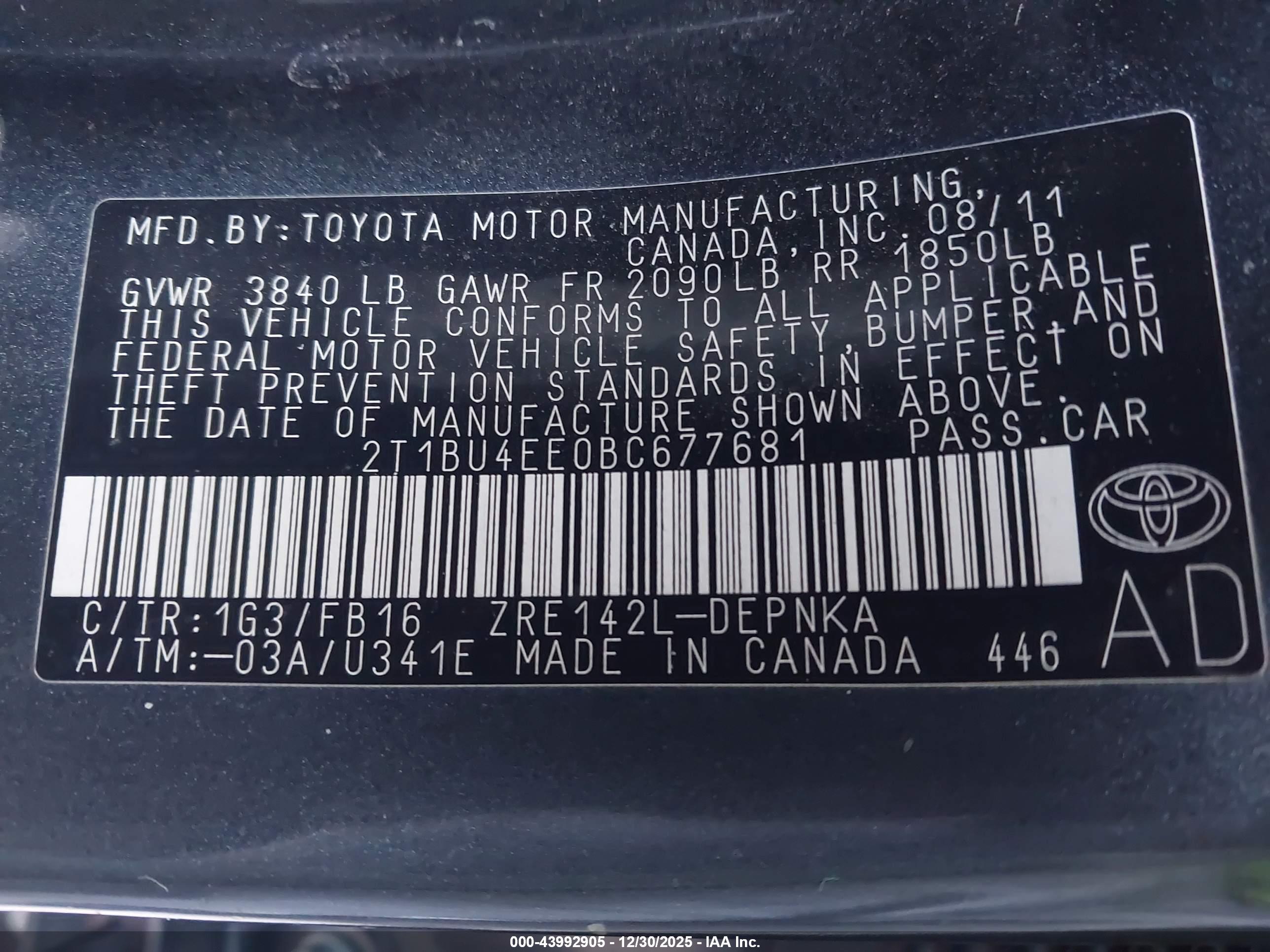 TOYOTA COROLLA image 9