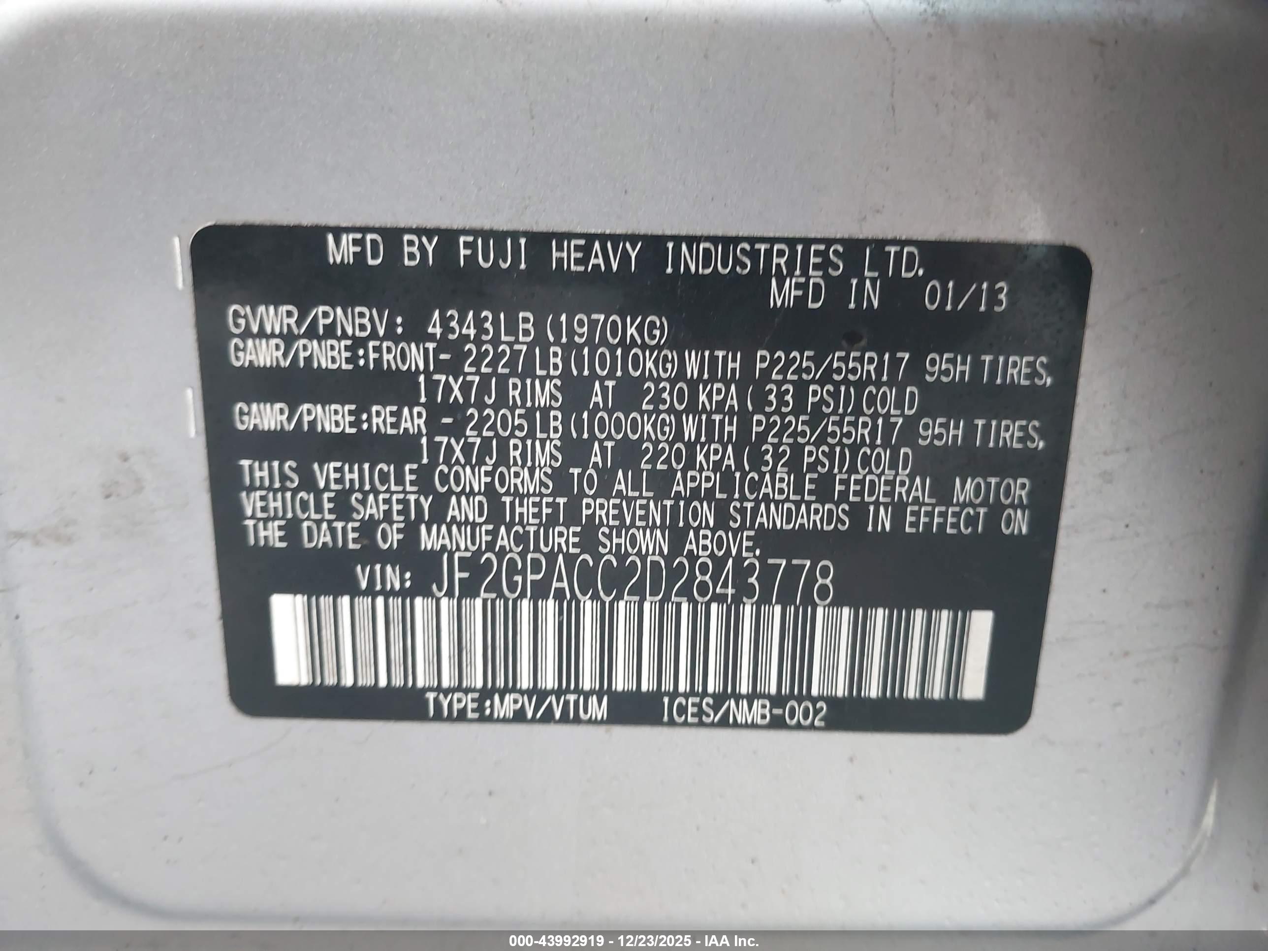 SUBARU XV image 9