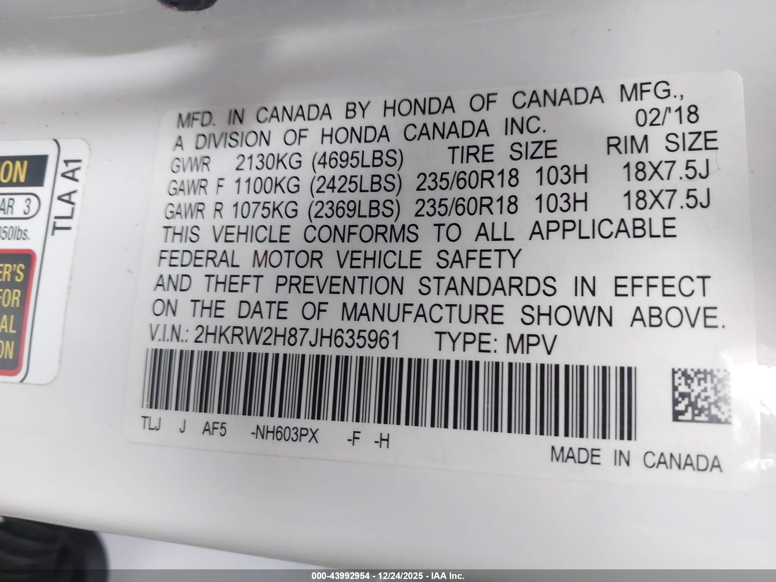 HONDA CR-V image 9