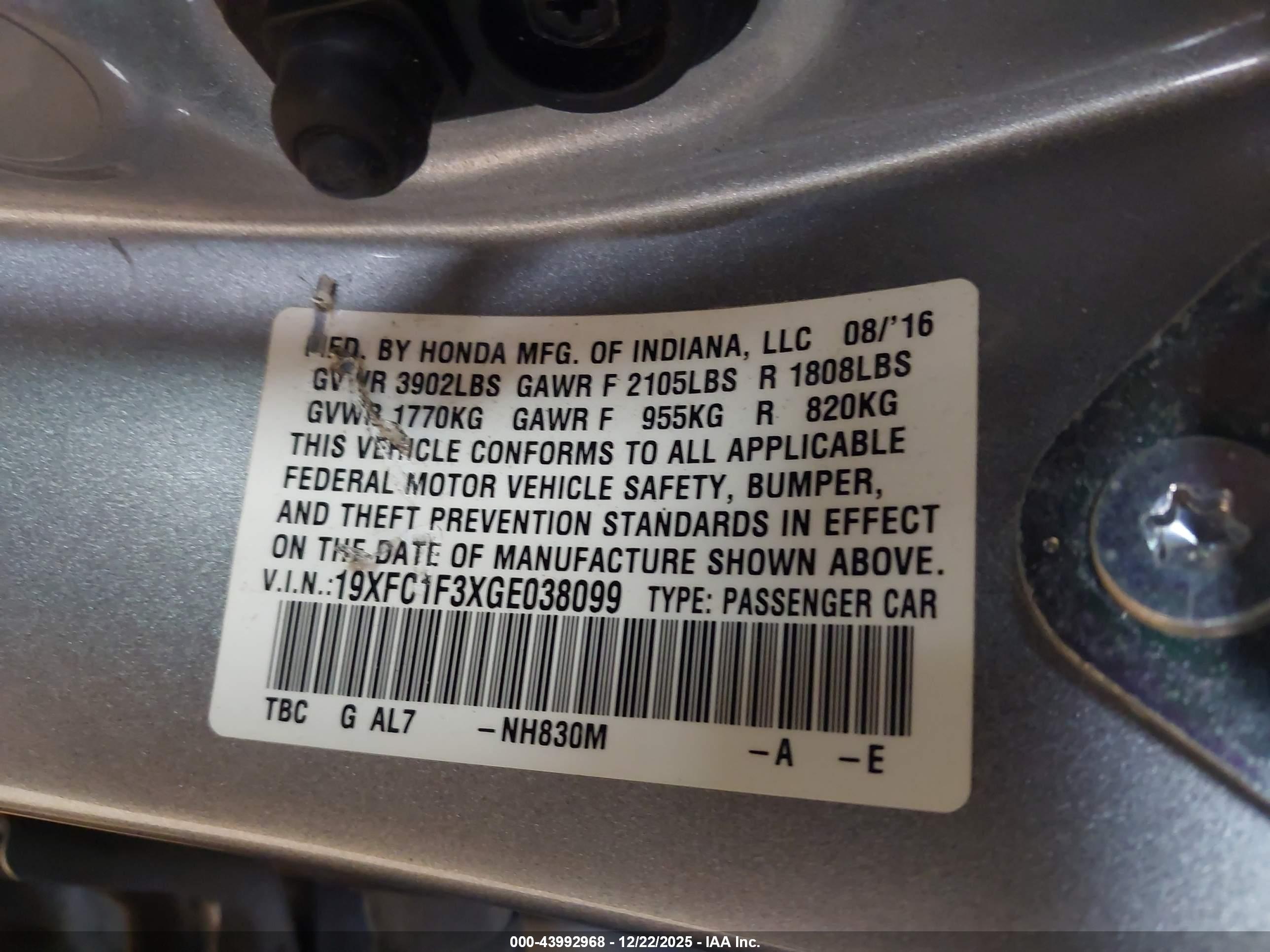 HONDA CIVIC image 9