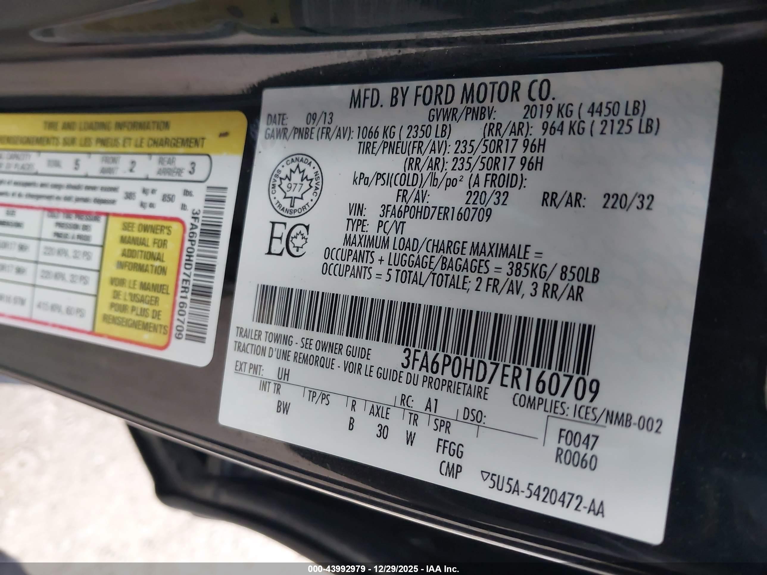 FORD FUSION image 9