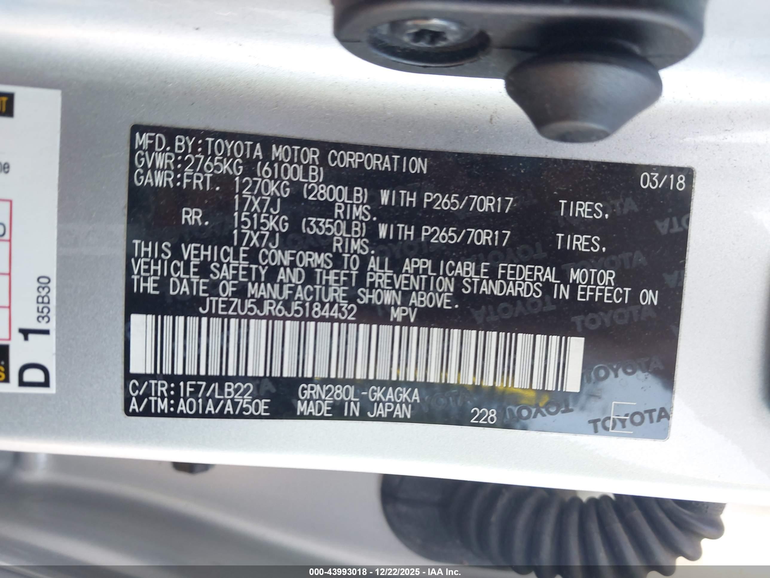 TOYOTA 4RUNNER image 9