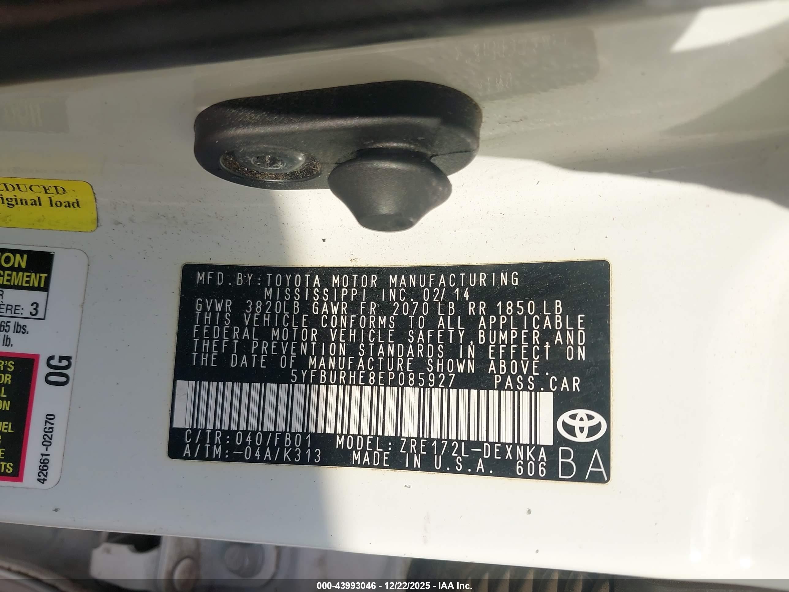 TOYOTA COROLLA image 9