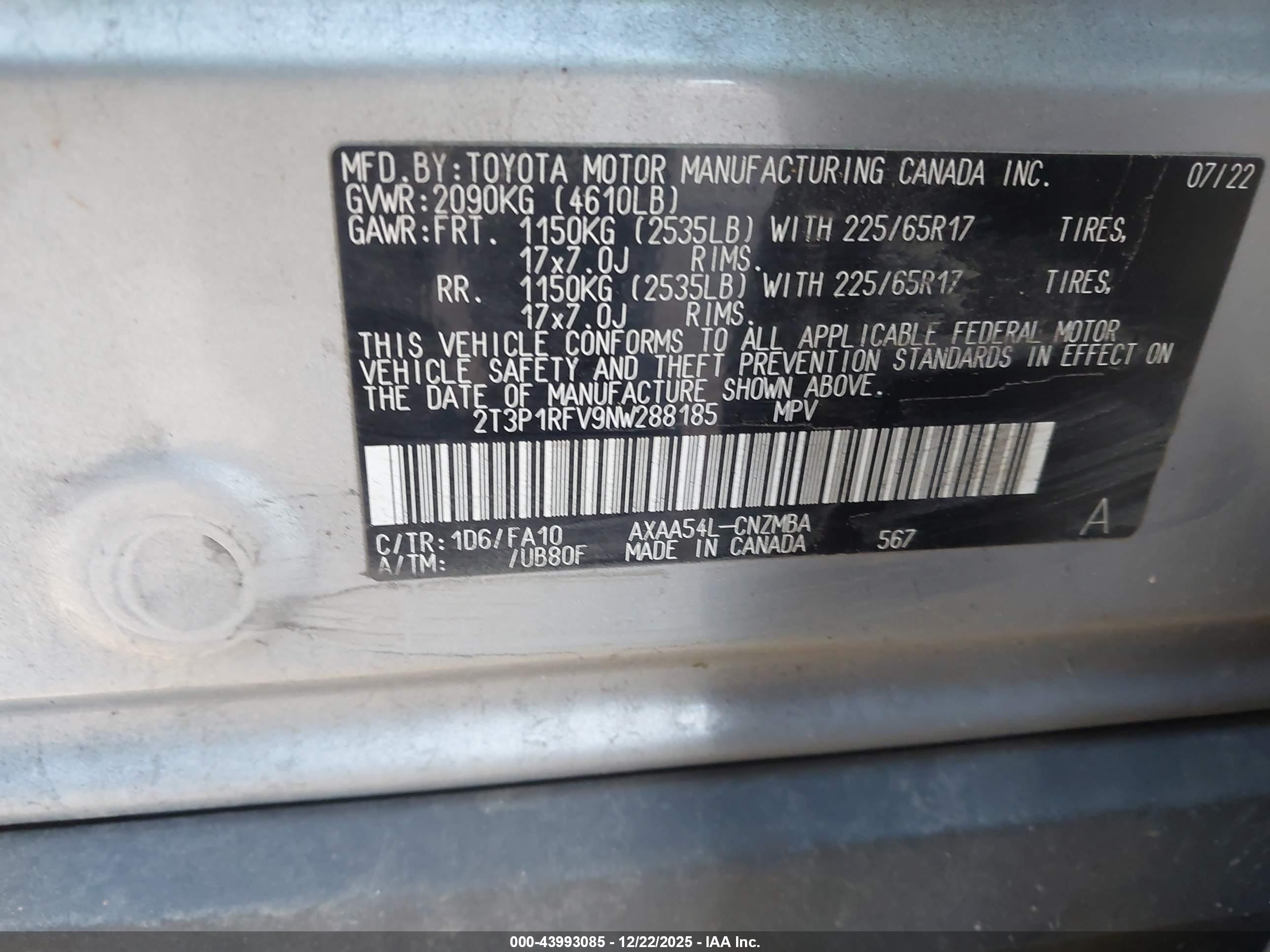 TOYOTA RAV4 image 9