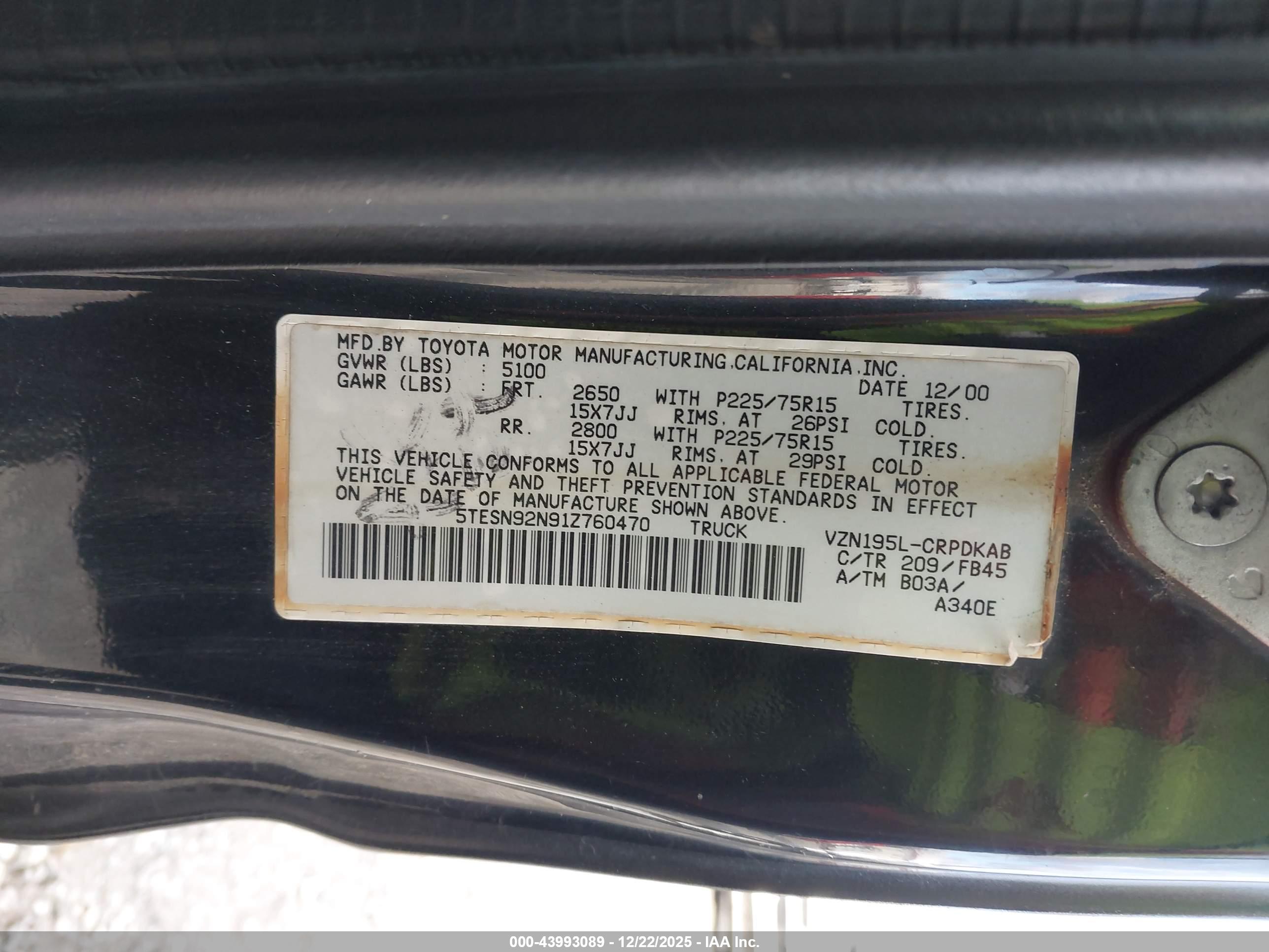 TOYOTA TACOMA image 9