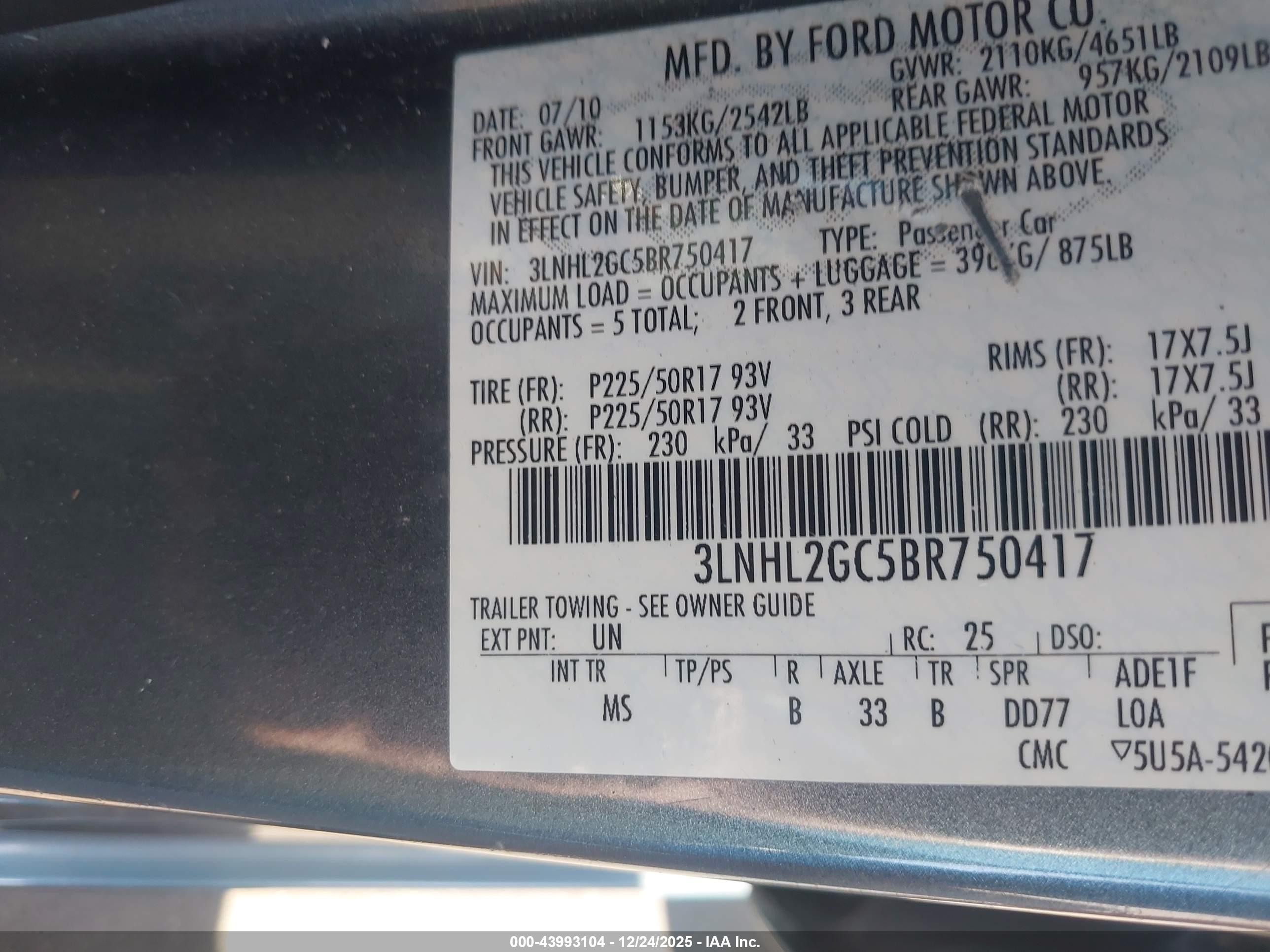 LINCOLN MKZ image 9