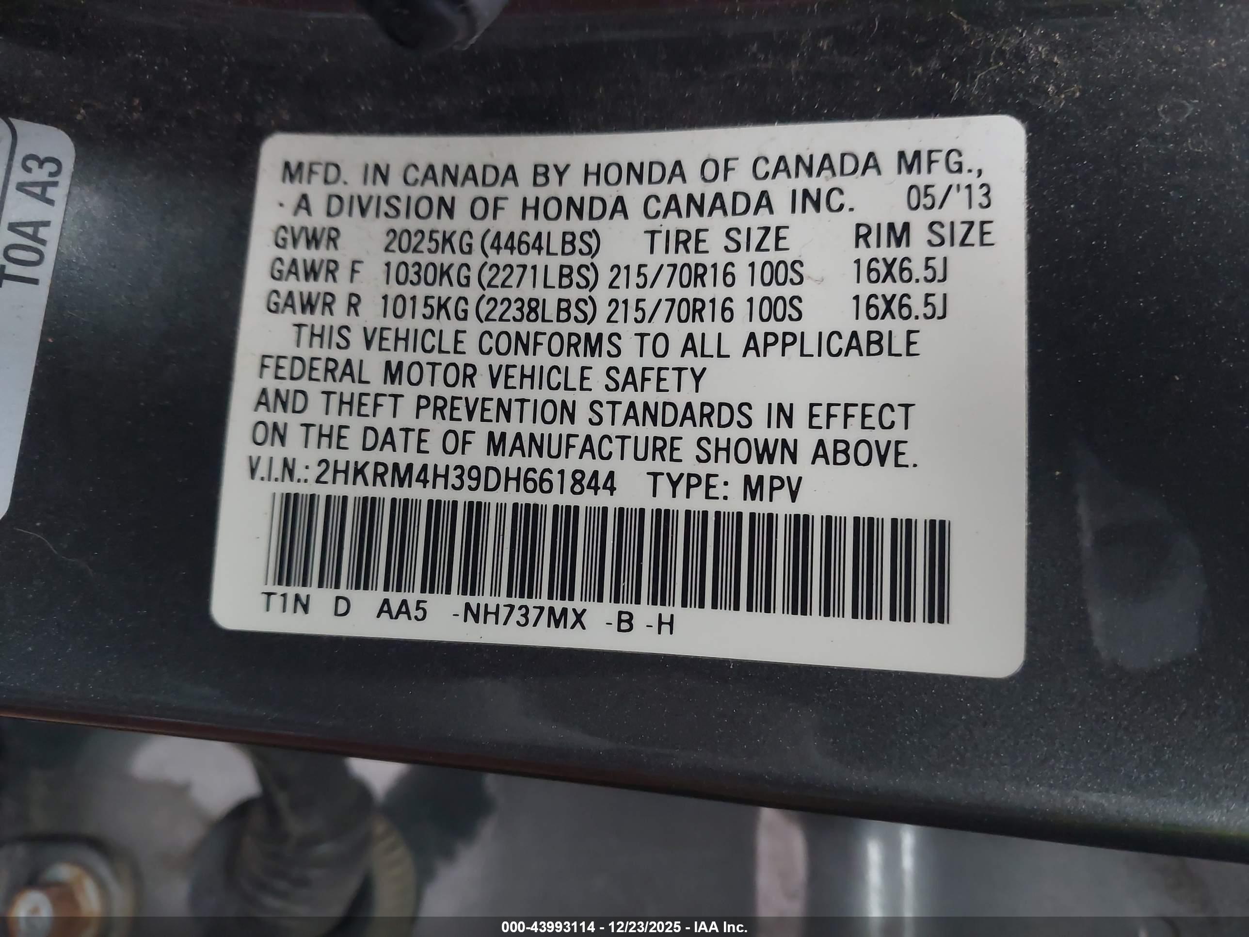 HONDA CR-V image 9