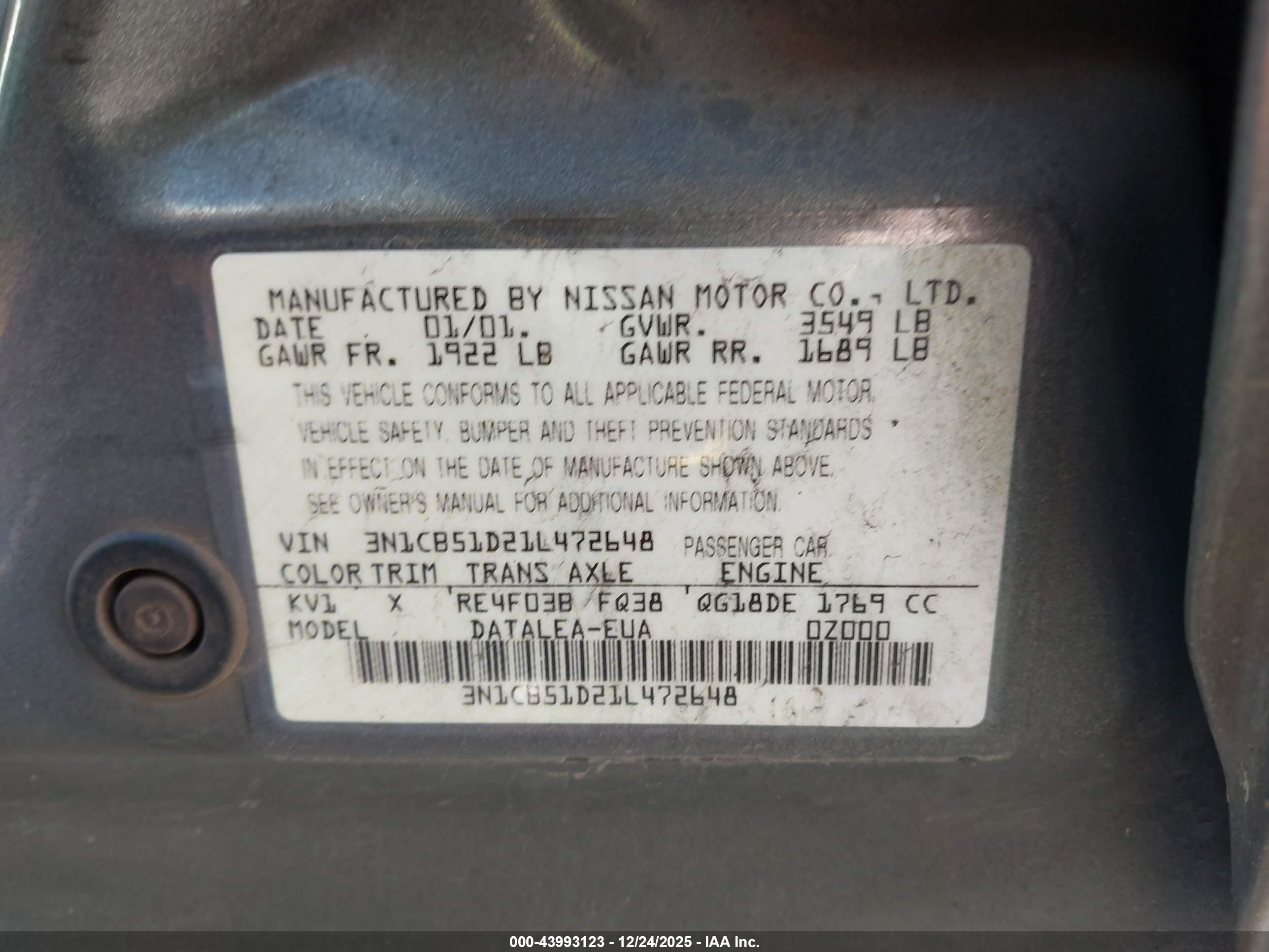 NISSAN SENTRA image 9