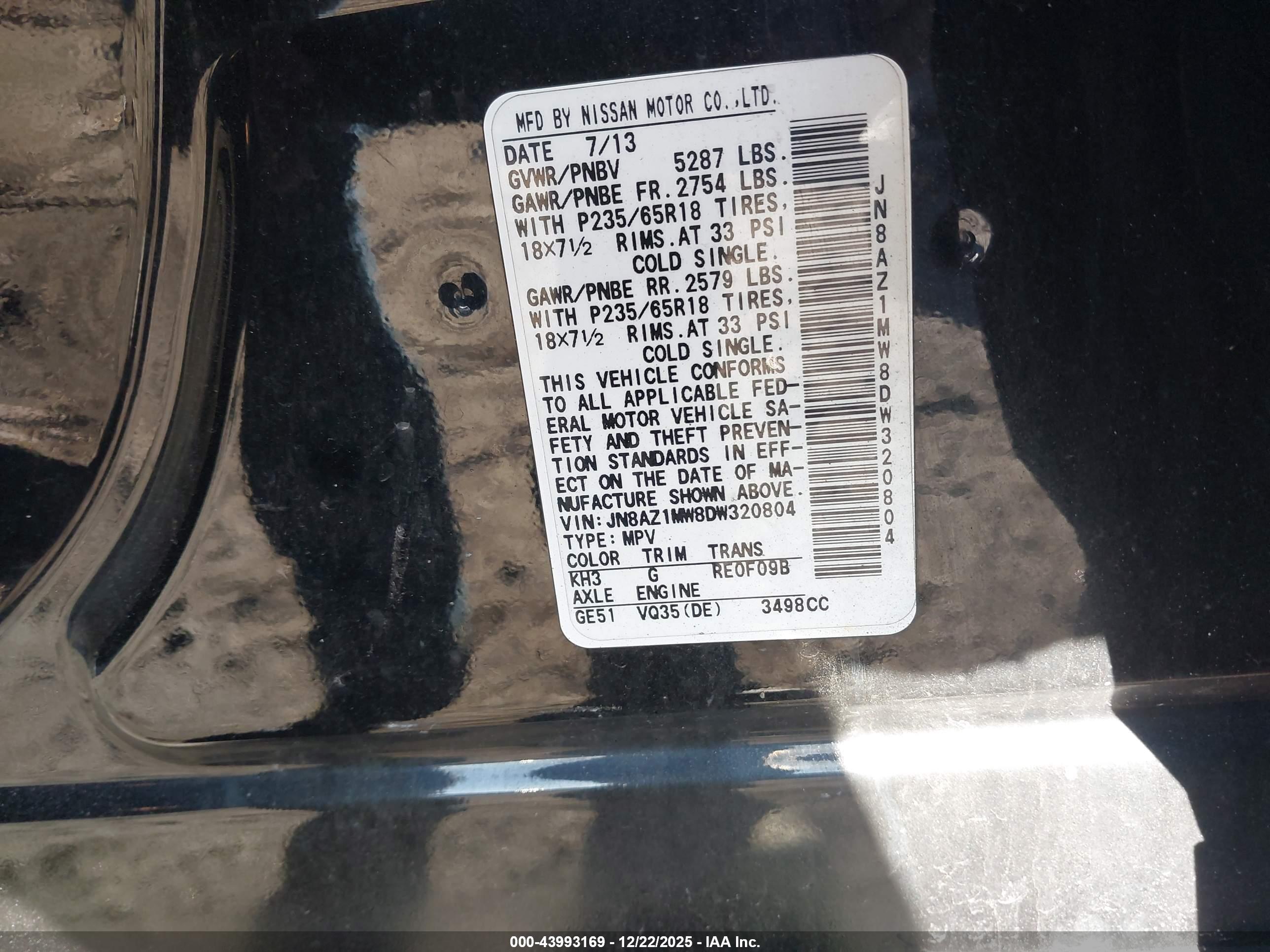 NISSAN MURANO image 9