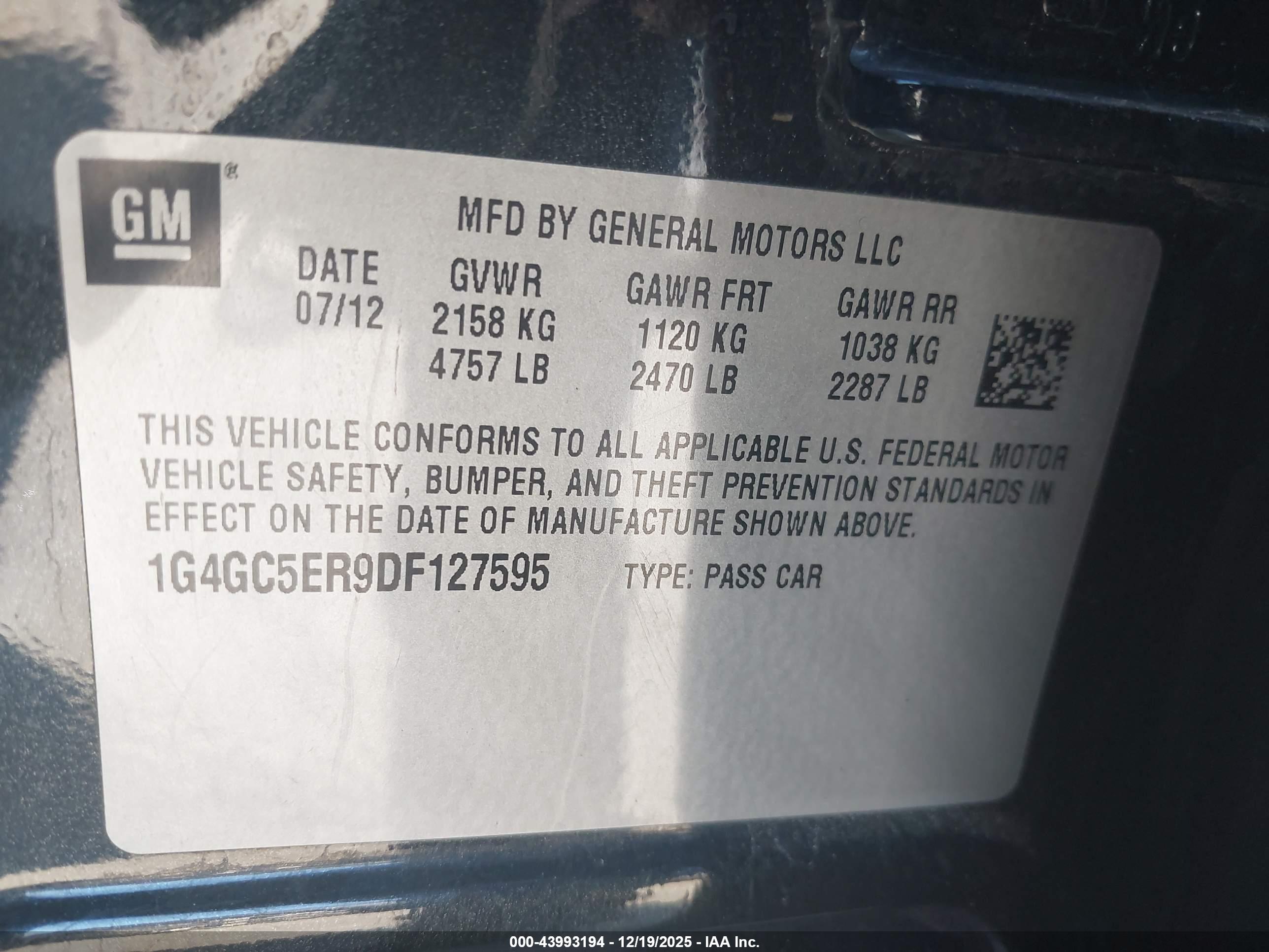 BUICK LACROSSE image 9