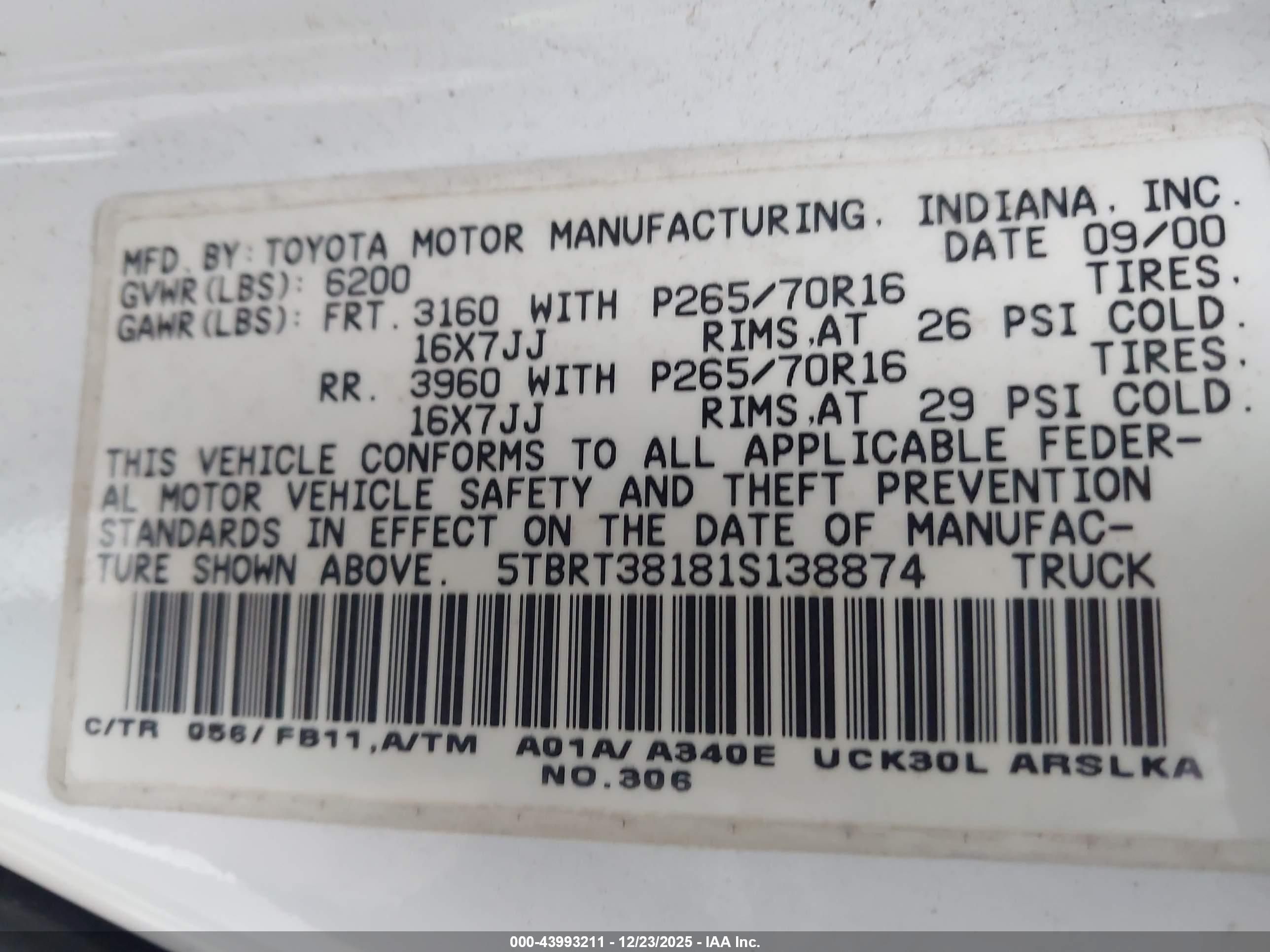 TOYOTA TUNDRA image 9