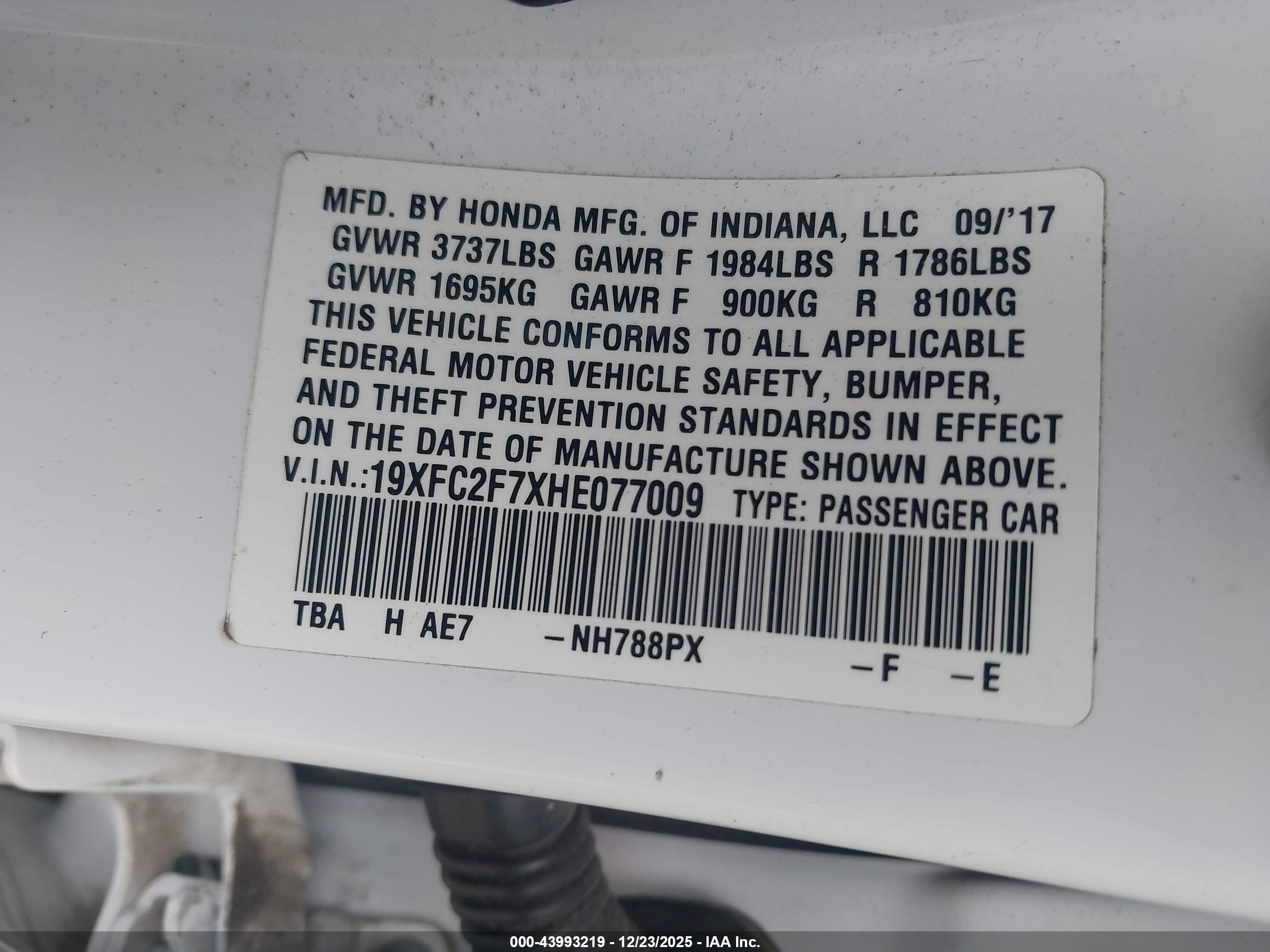 HONDA CIVIC image 9