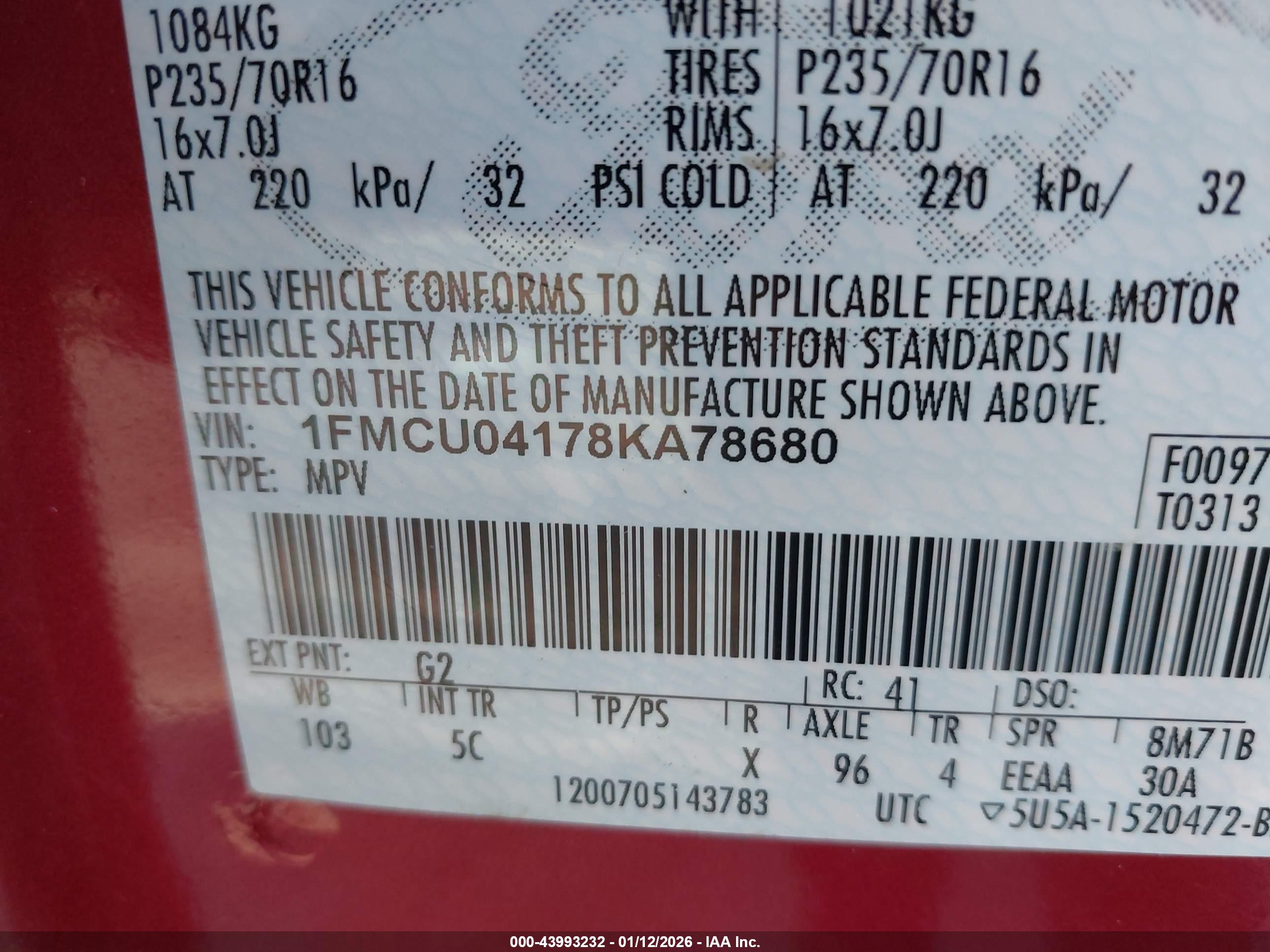 FORD ESCAPE image 9