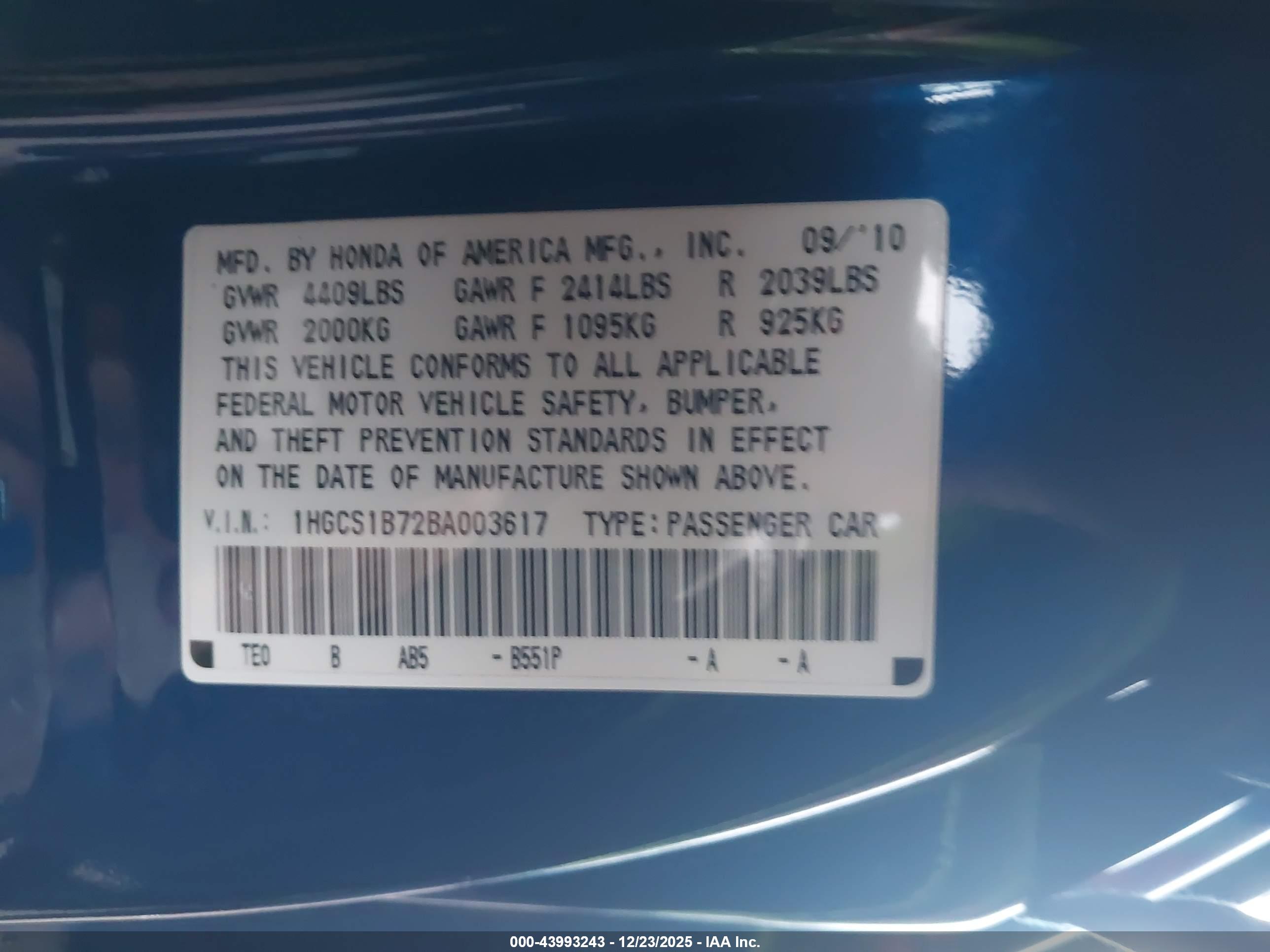 HONDA ACCORD image 9
