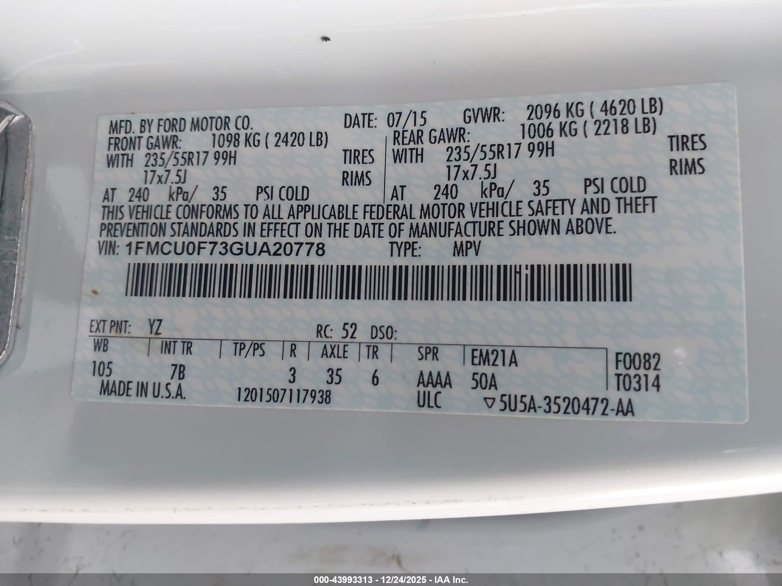 FORD ESCAPE image 9