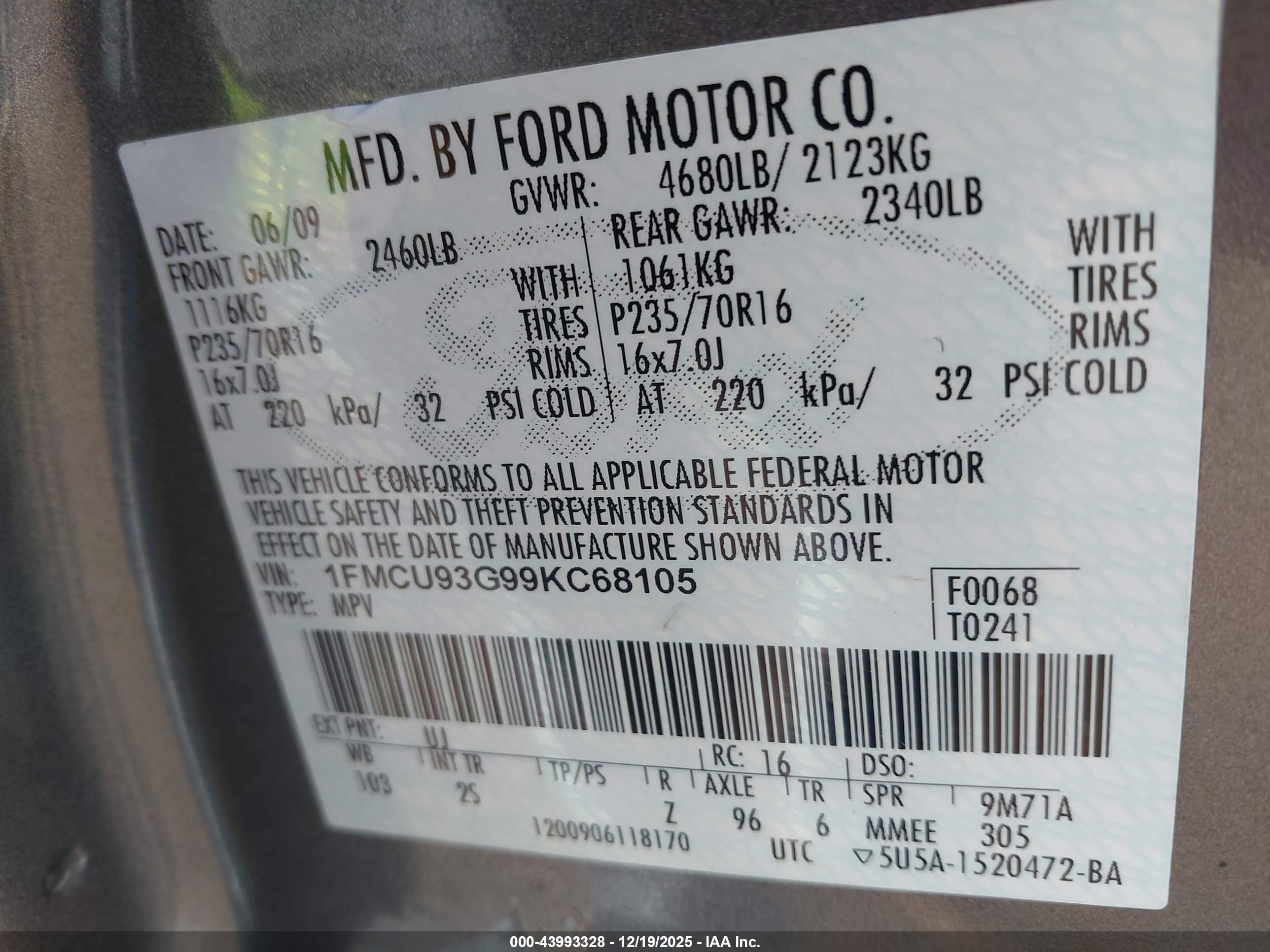 FORD ESCAPE image 9