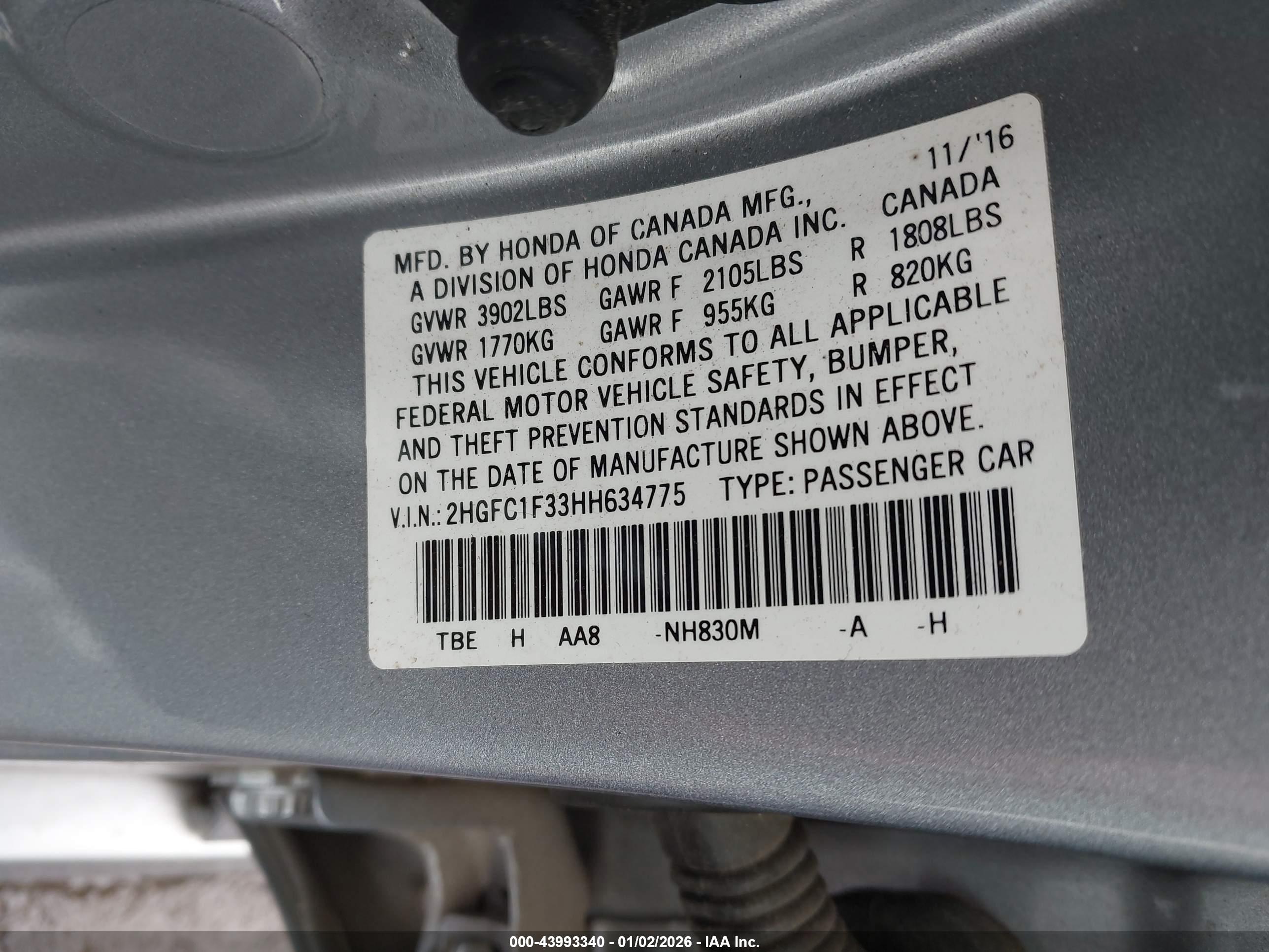 HONDA CIVIC image 9