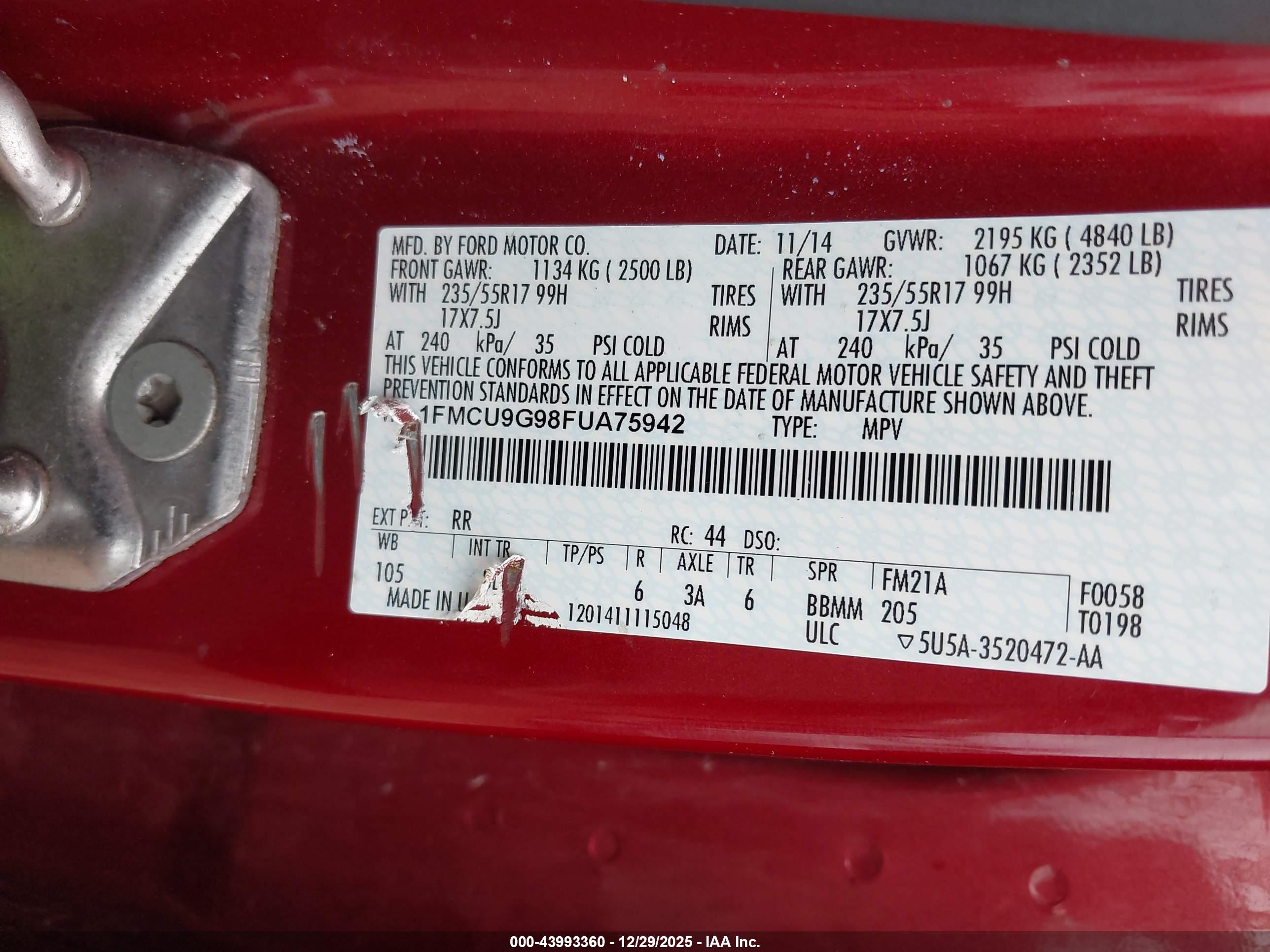 FORD ESCAPE image 9