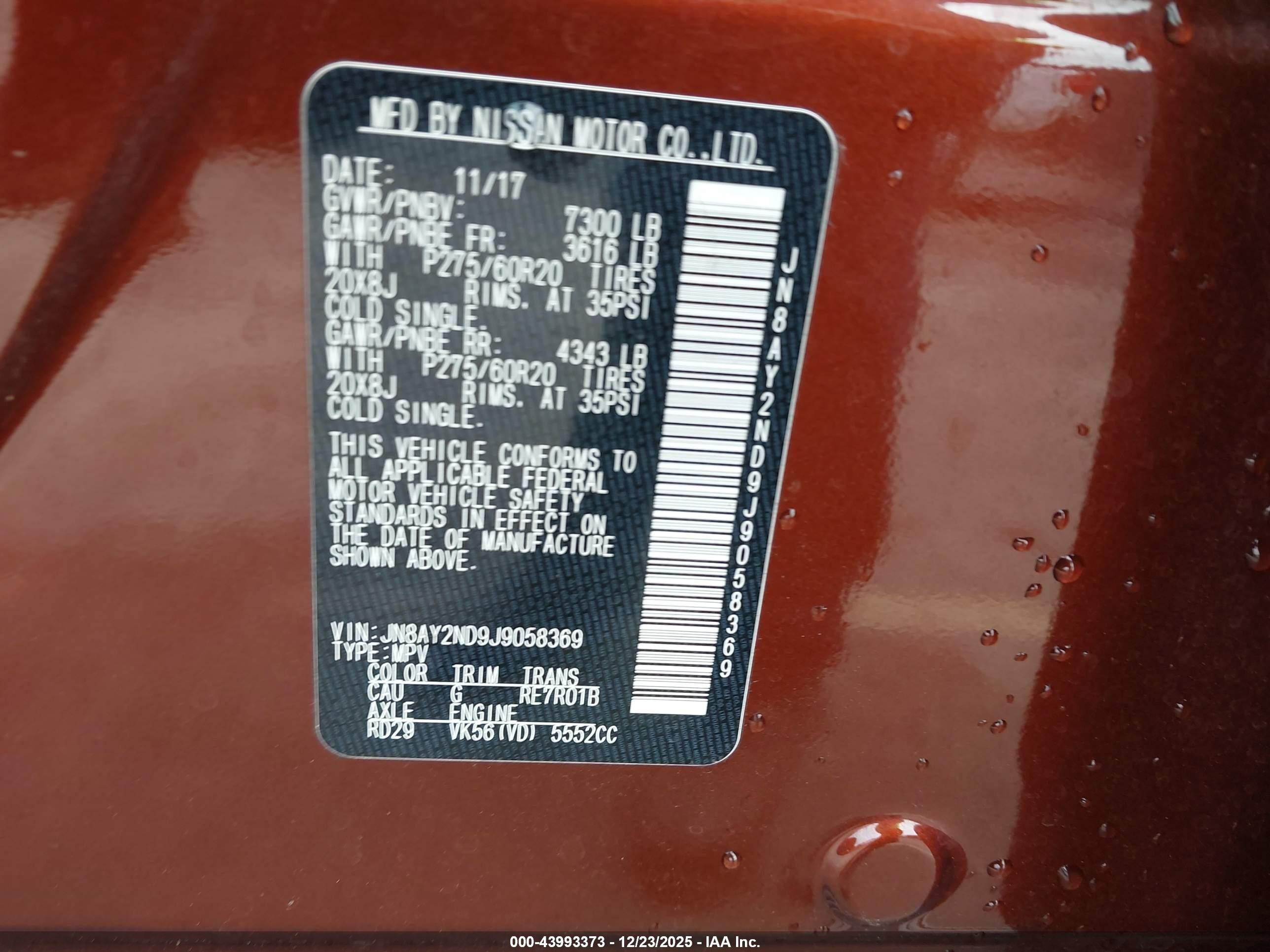 NISSAN ARMADA image 9