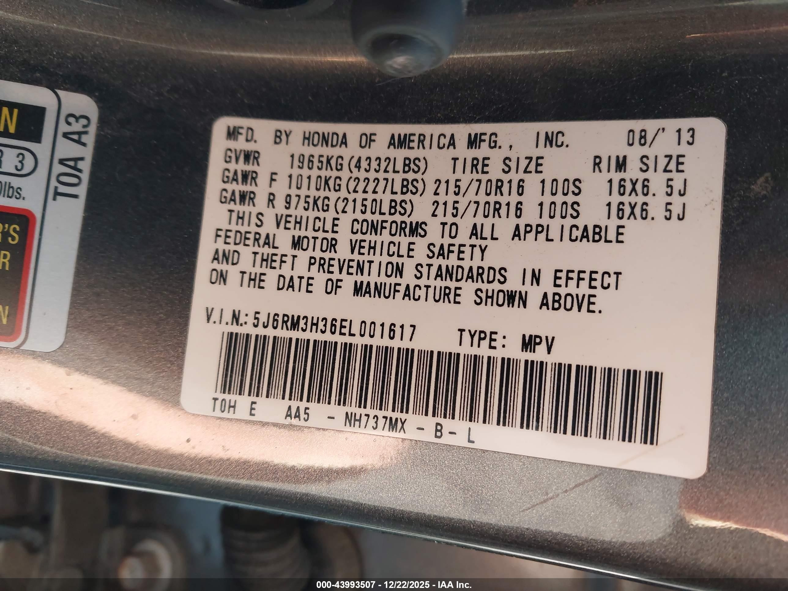 HONDA CR-V image 9