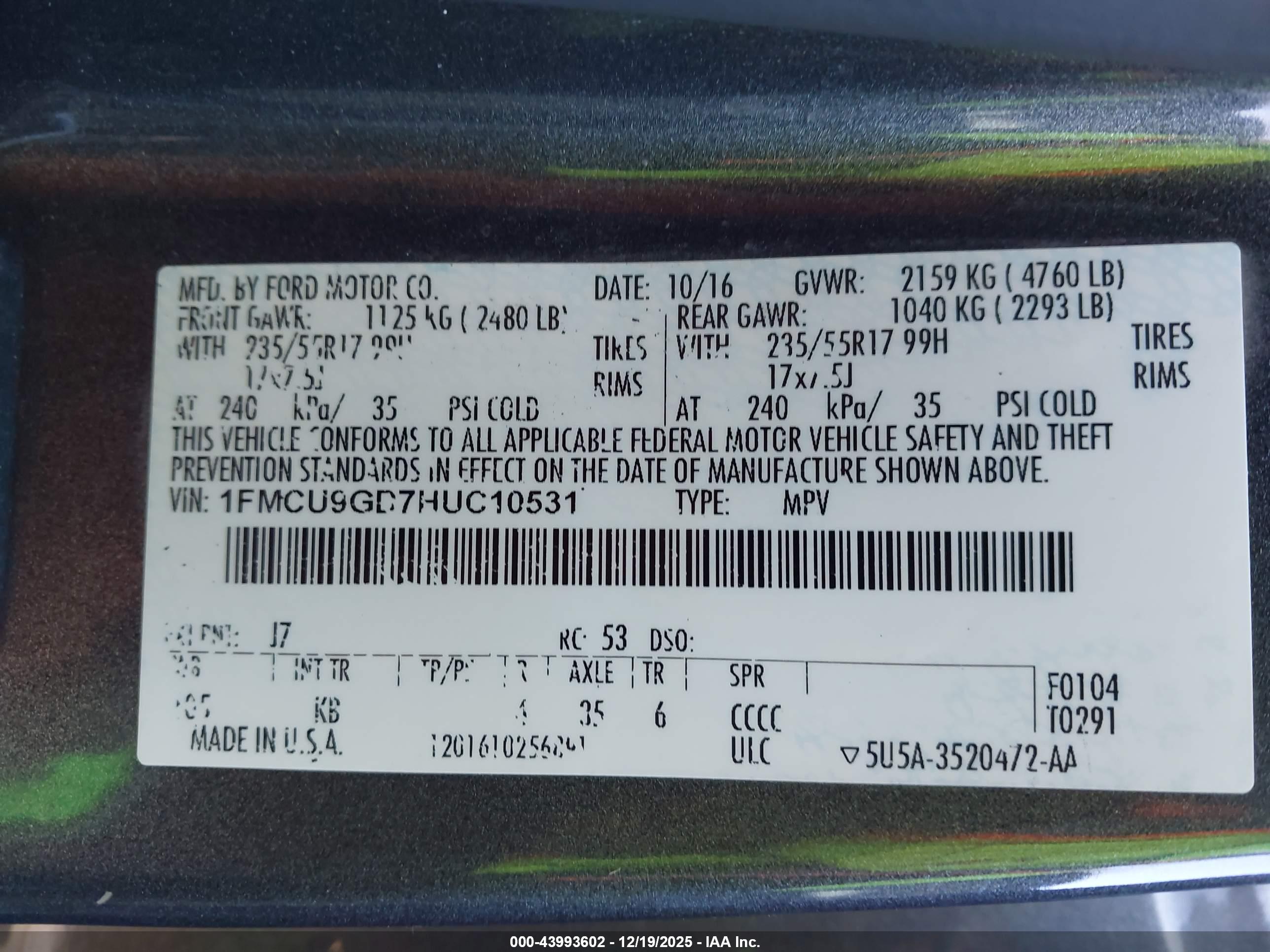 FORD ESCAPE image 9