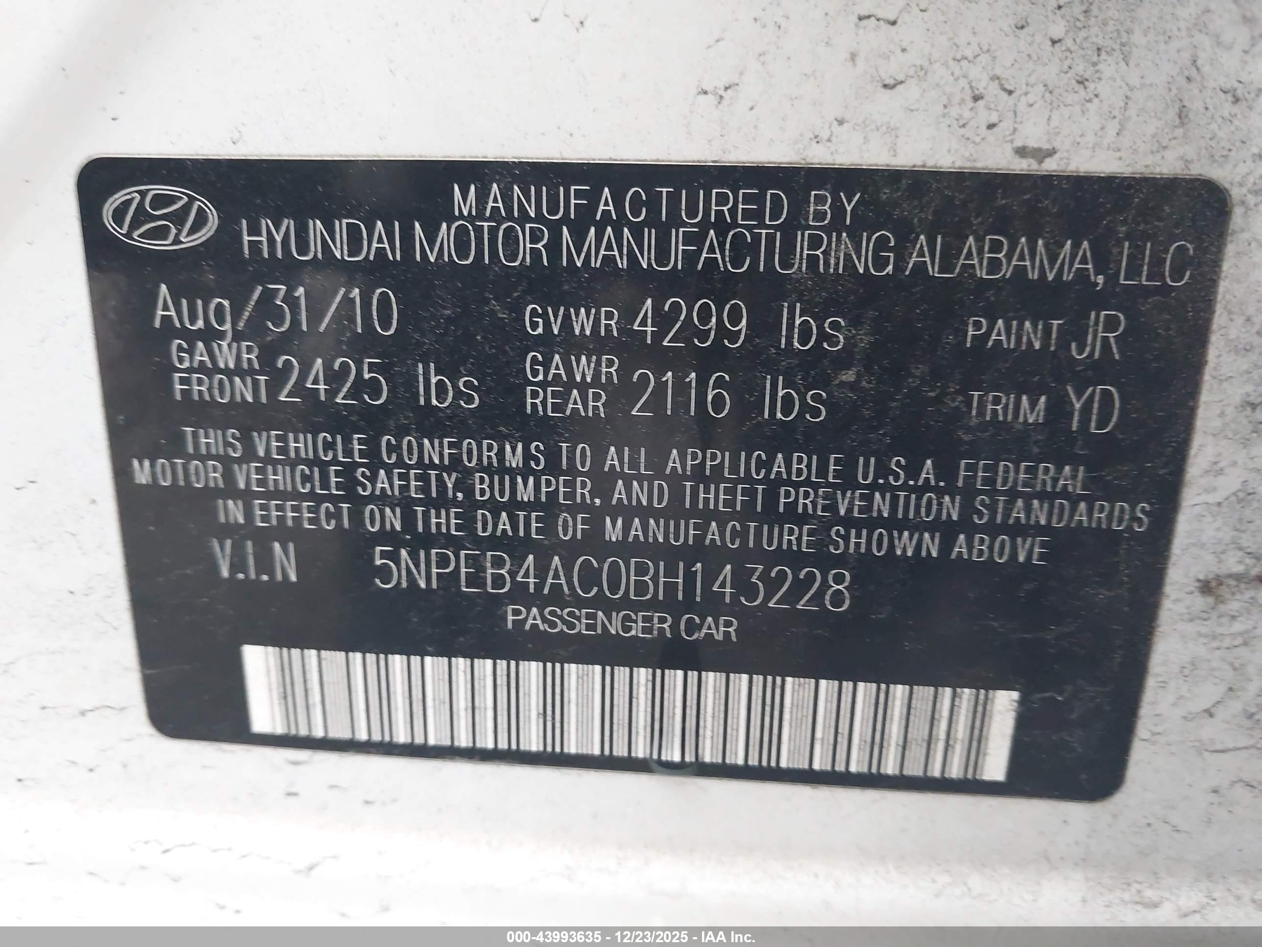 HYUNDAI SONATA image 9