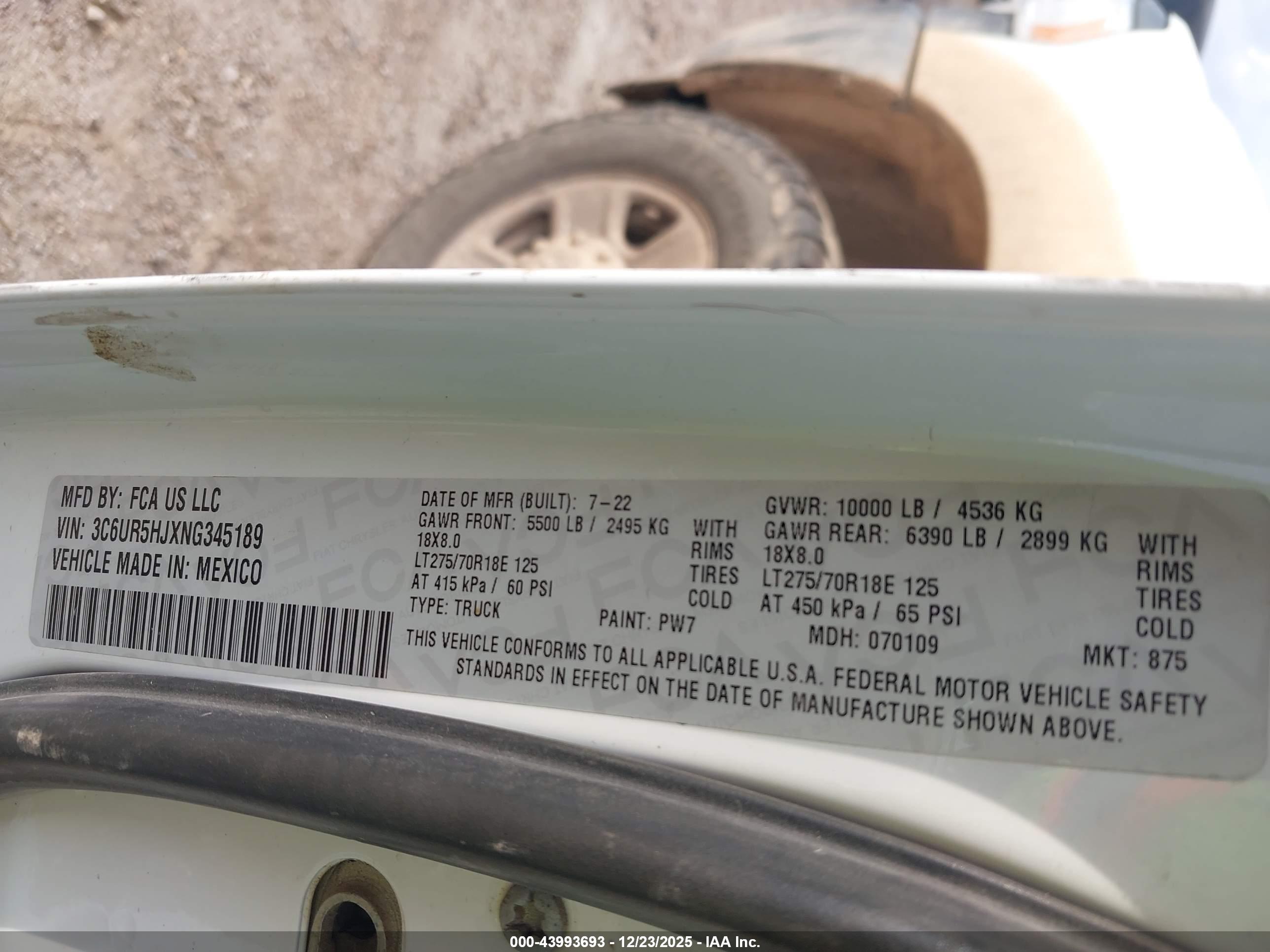 RAM 2500 image 9