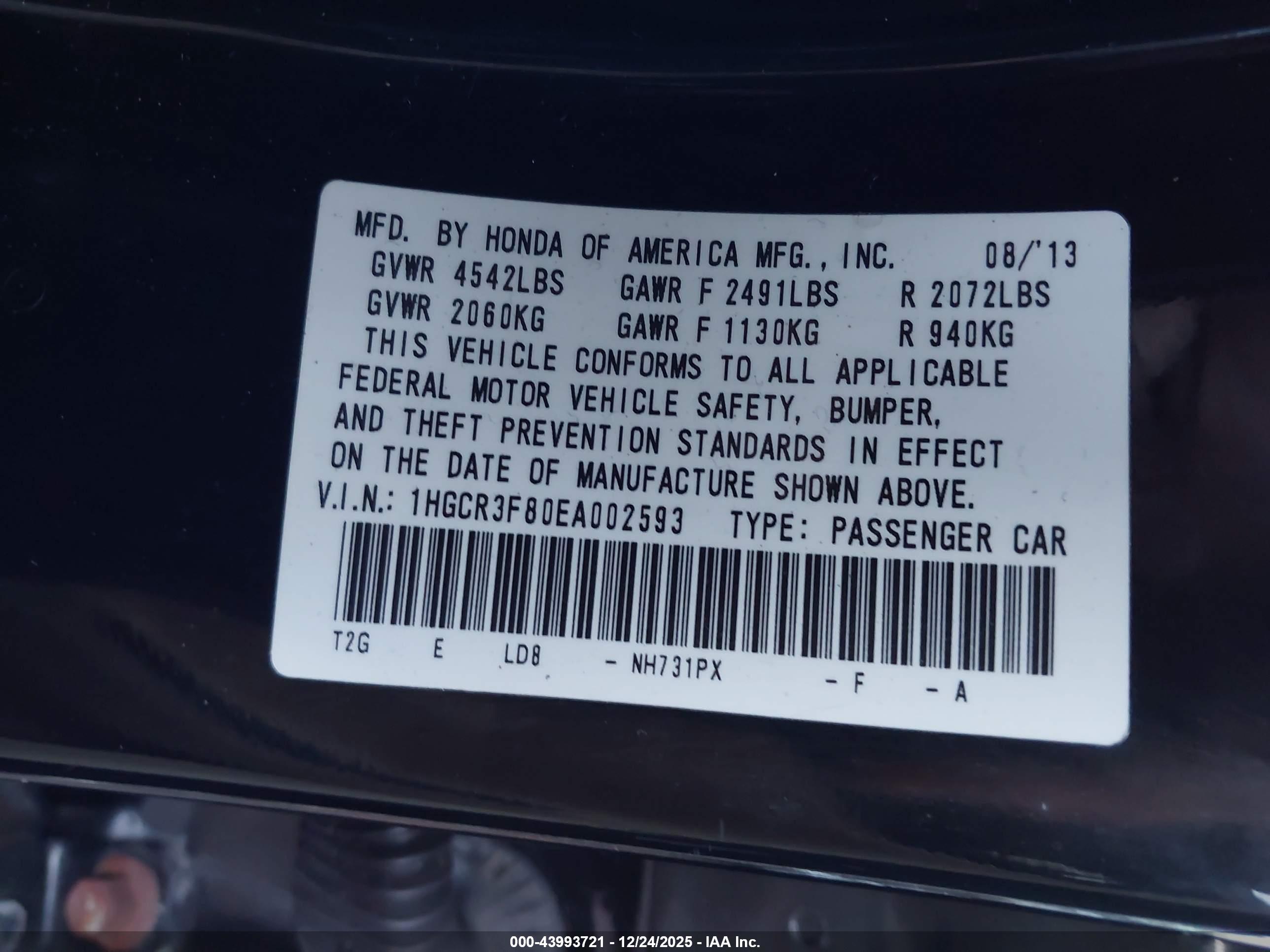 HONDA ACCORD image 9