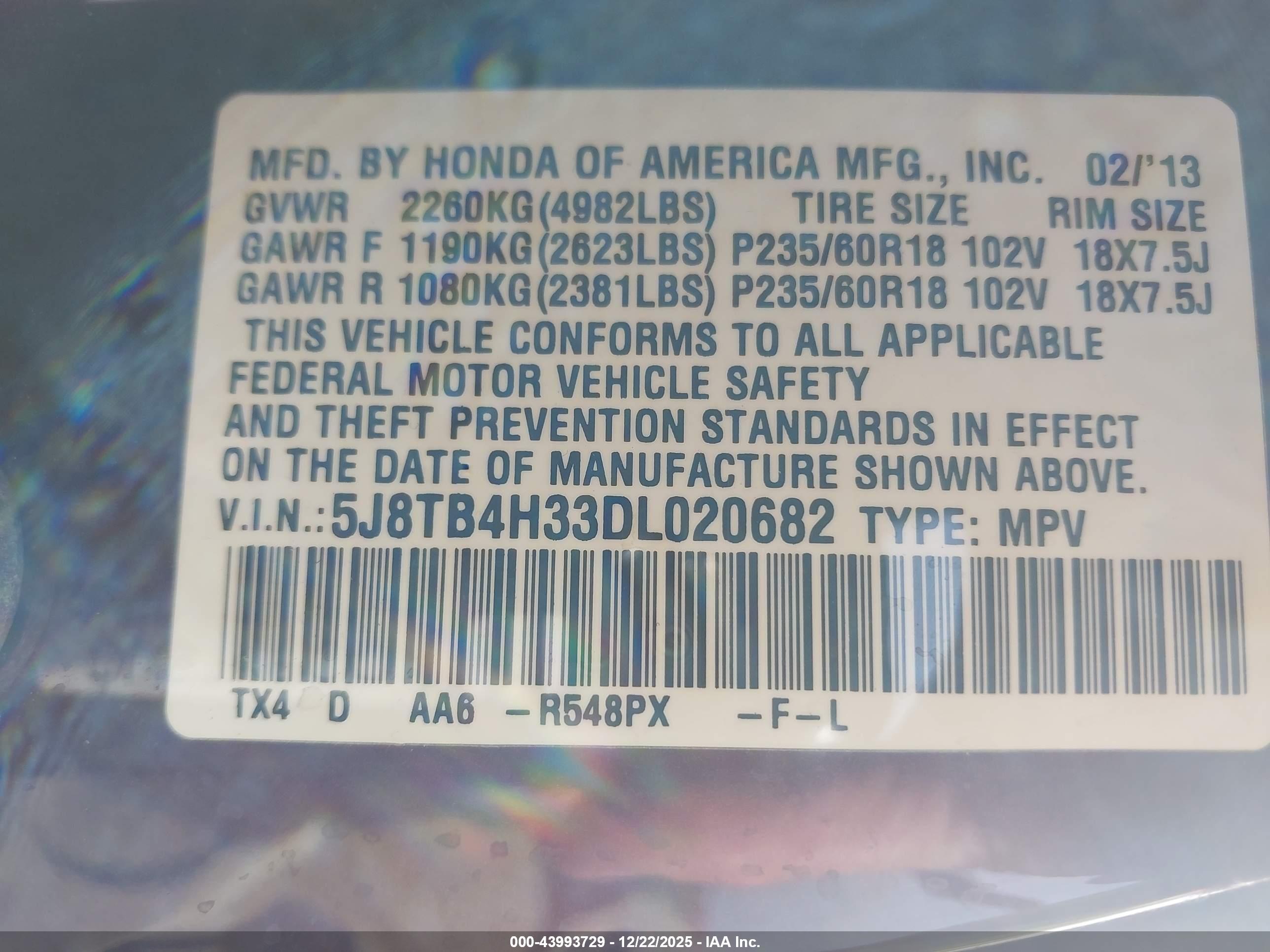 ACURA RDX image 9