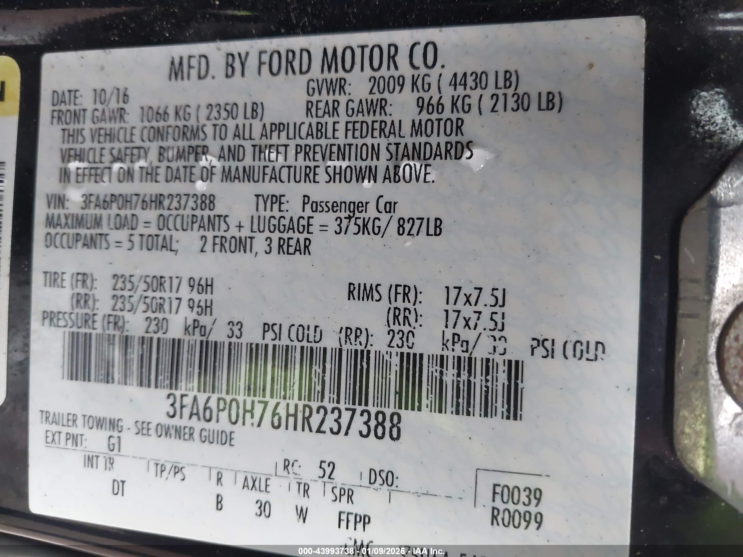 FORD FUSION image 9