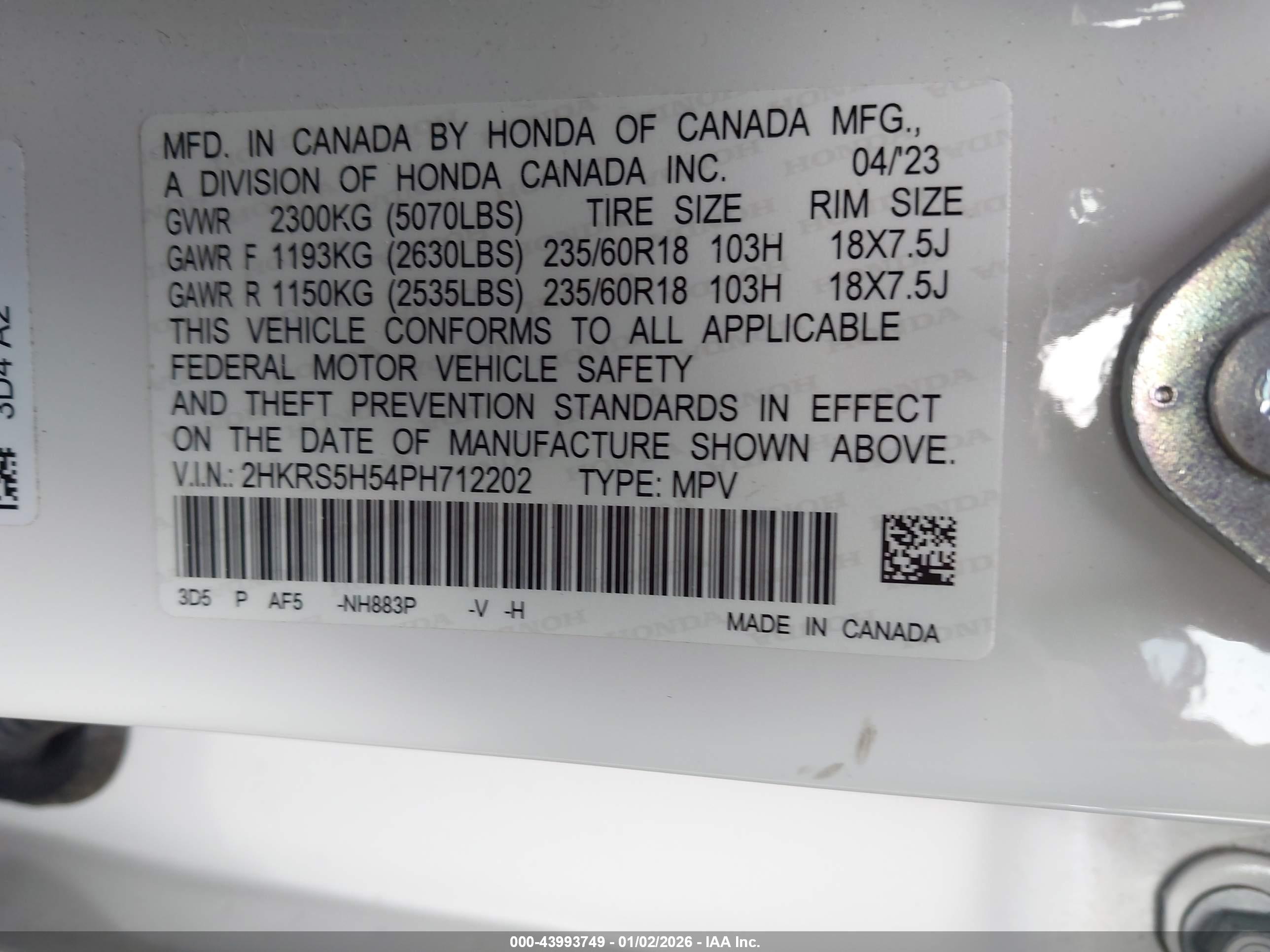 HONDA CR-V image 9