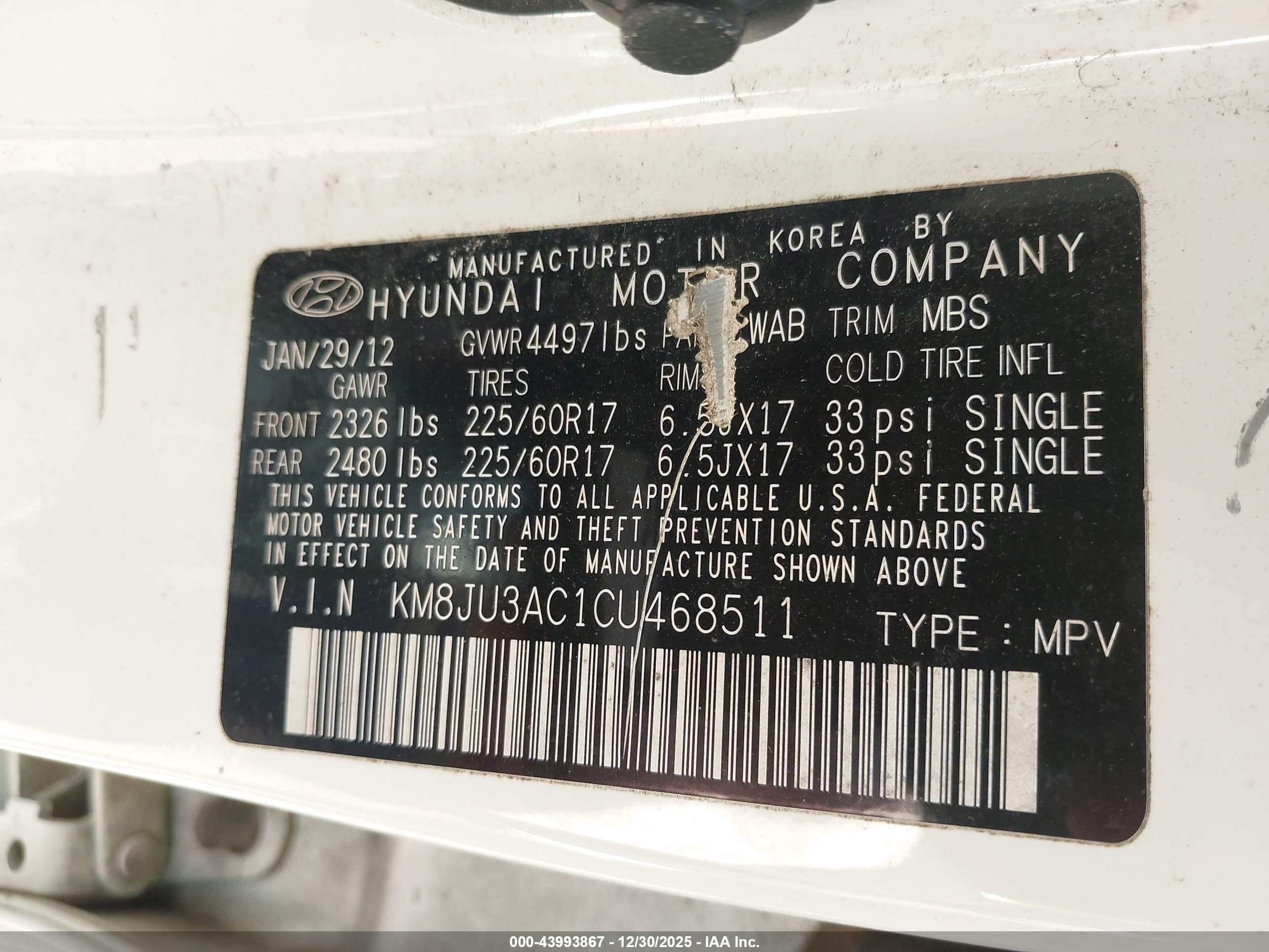 HYUNDAI TUCSON image 9