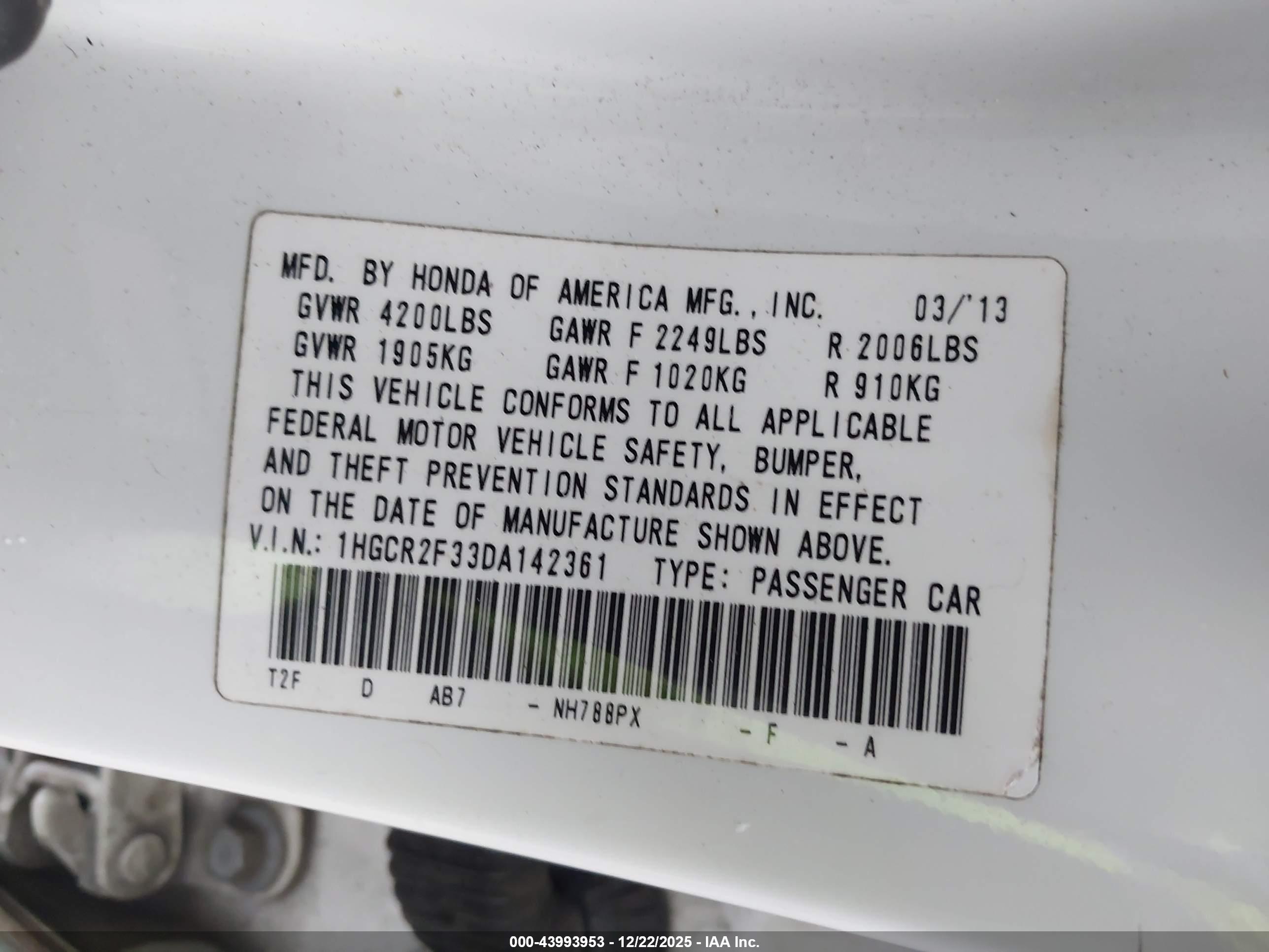 HONDA ACCORD image 9