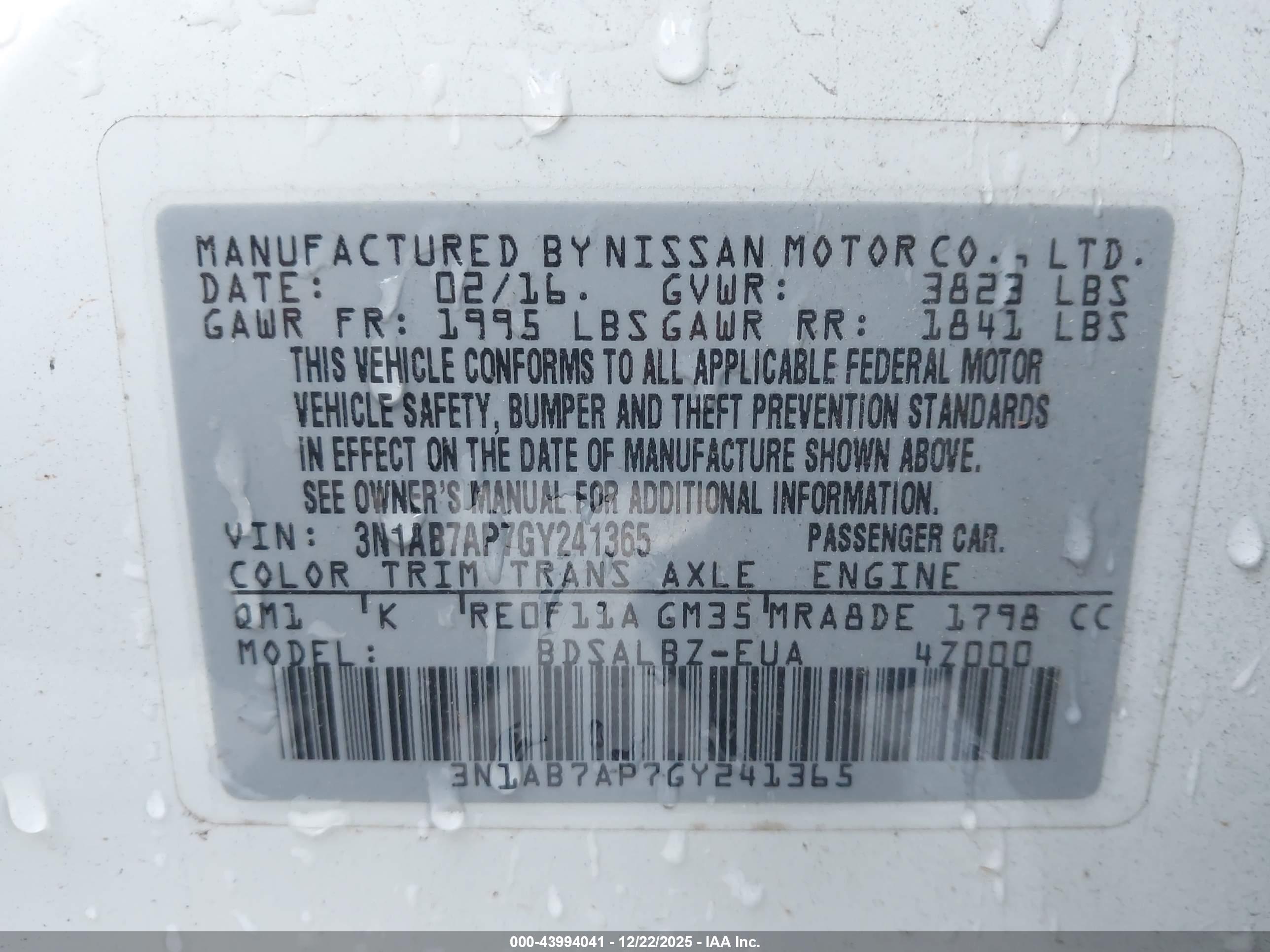 NISSAN SENTRA image 9