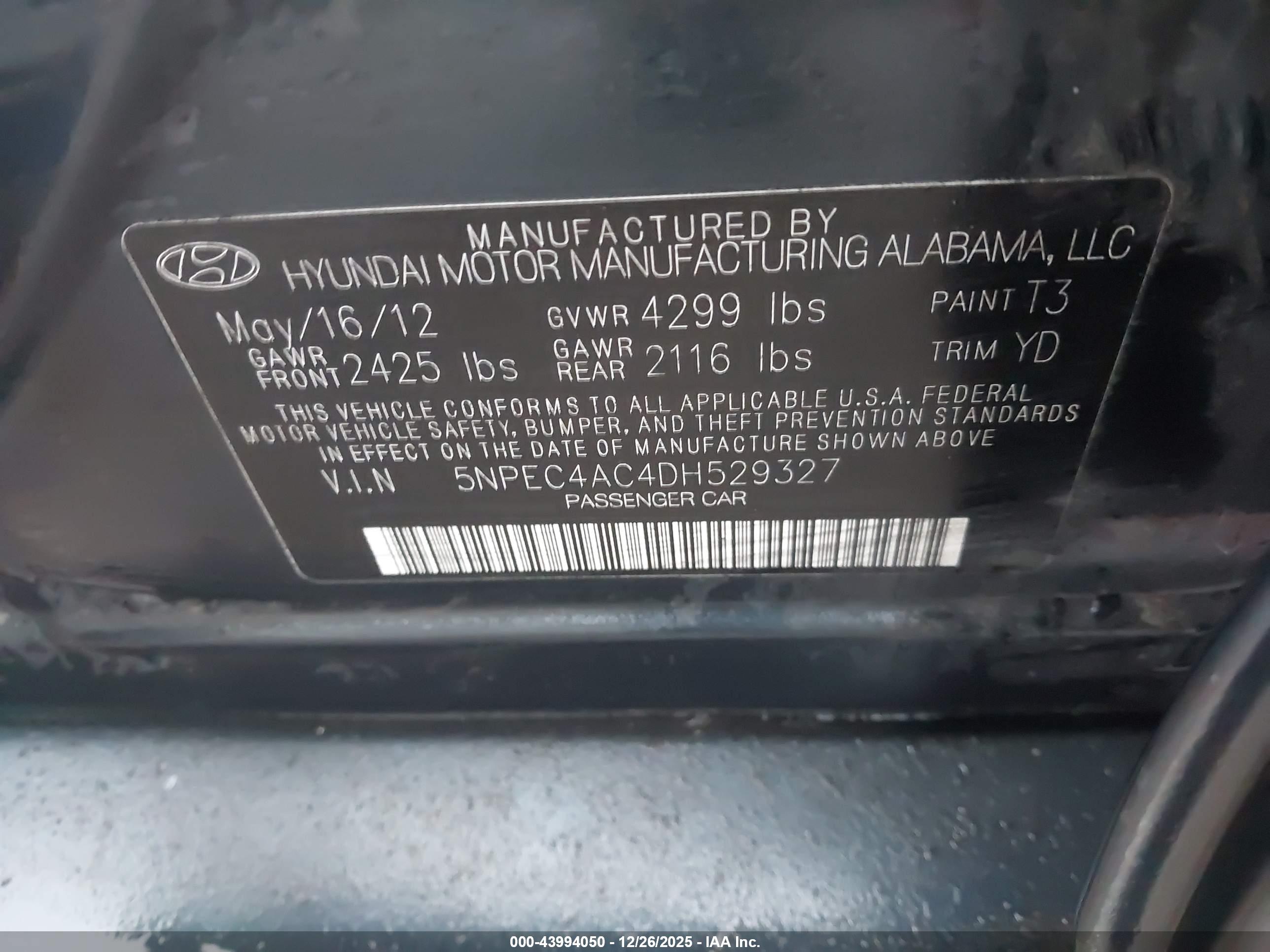 HYUNDAI SONATA image 9