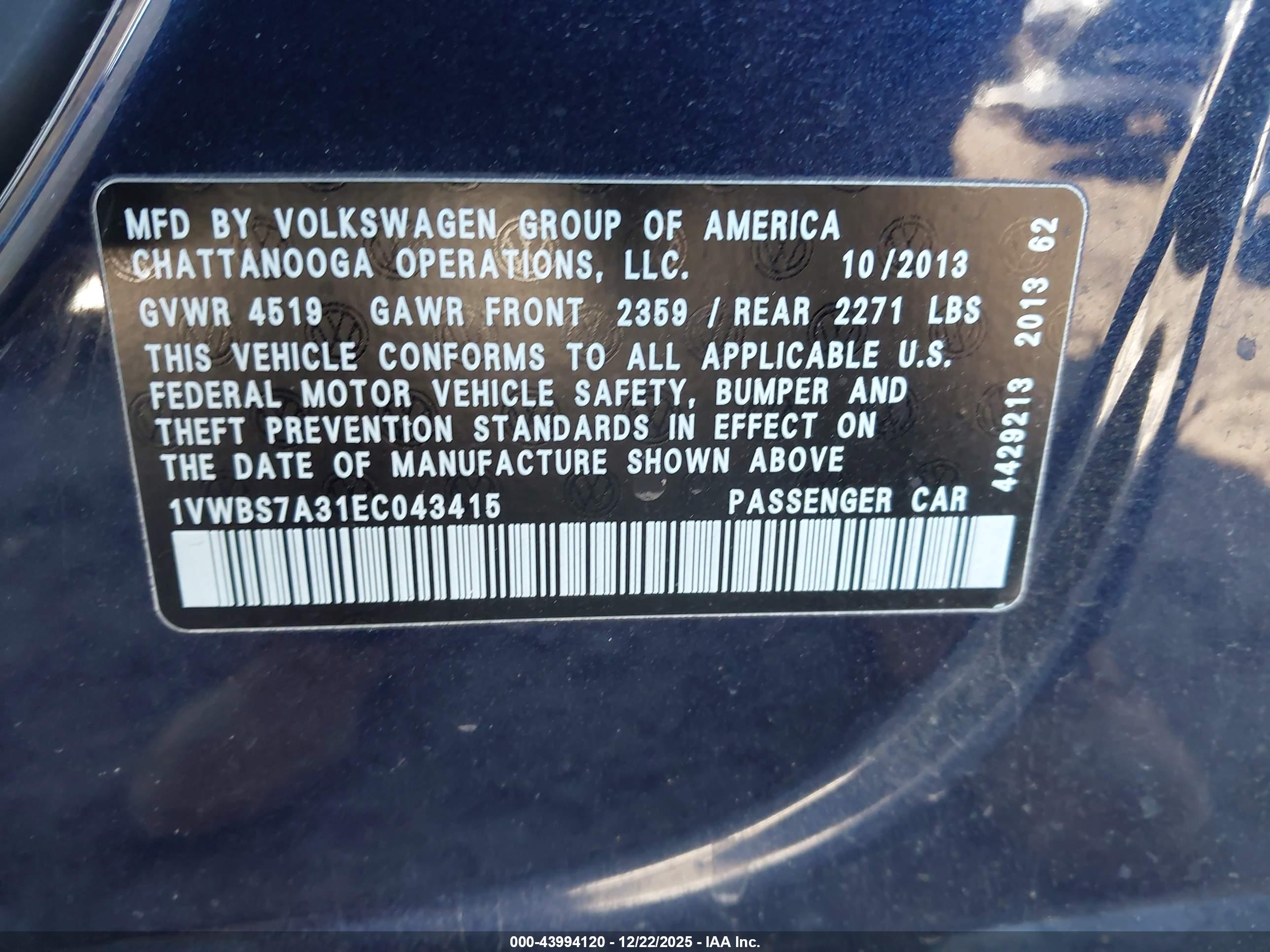VOLKSWAGEN PASSAT image 9