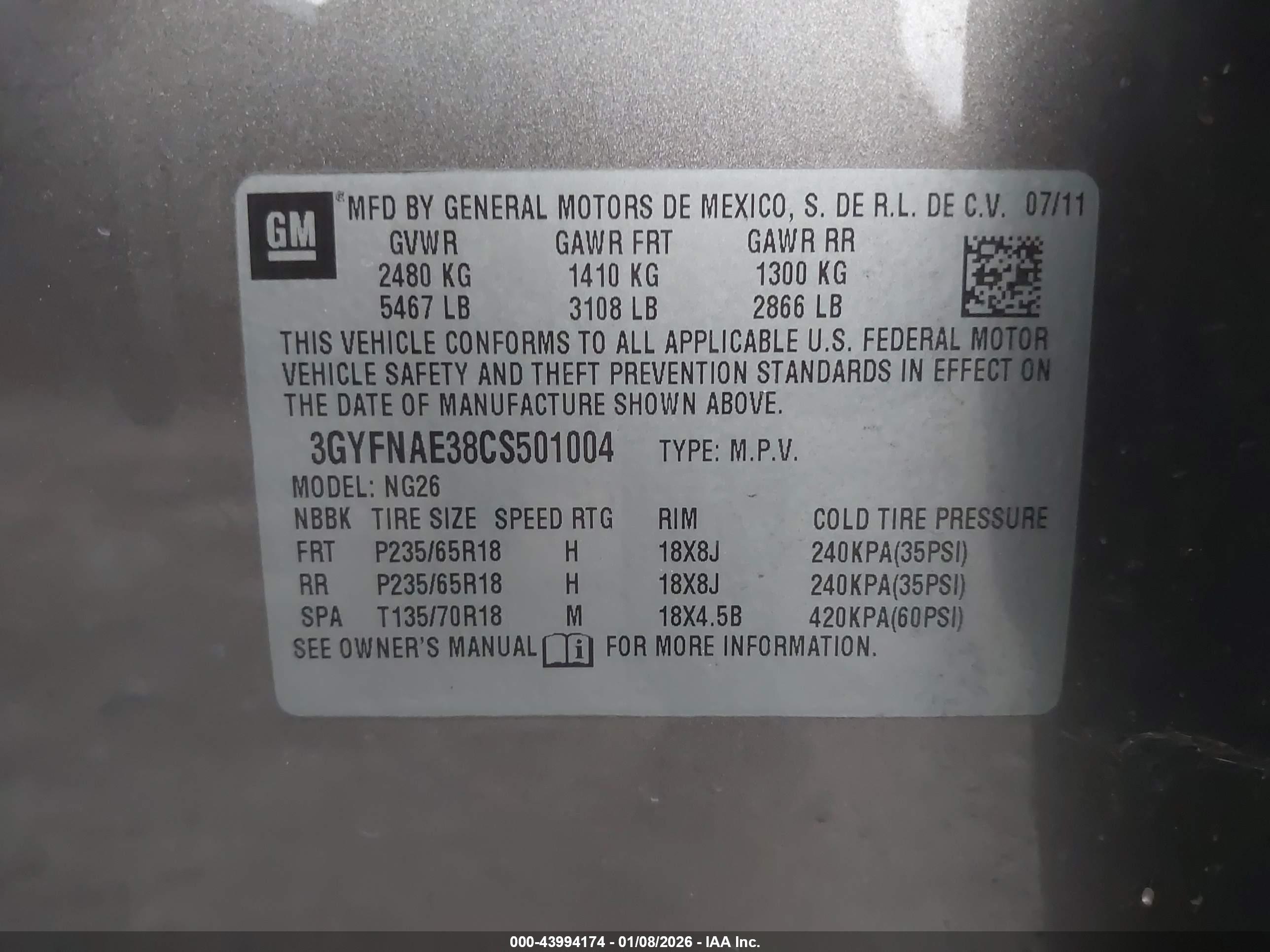 CADILLAC SRX image 9